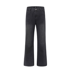 WELLDONE Washed Straight-Leg Jeans
