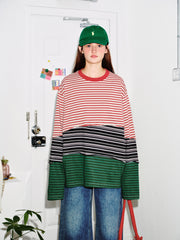 CapCabin Striped Long Sleeve Tee