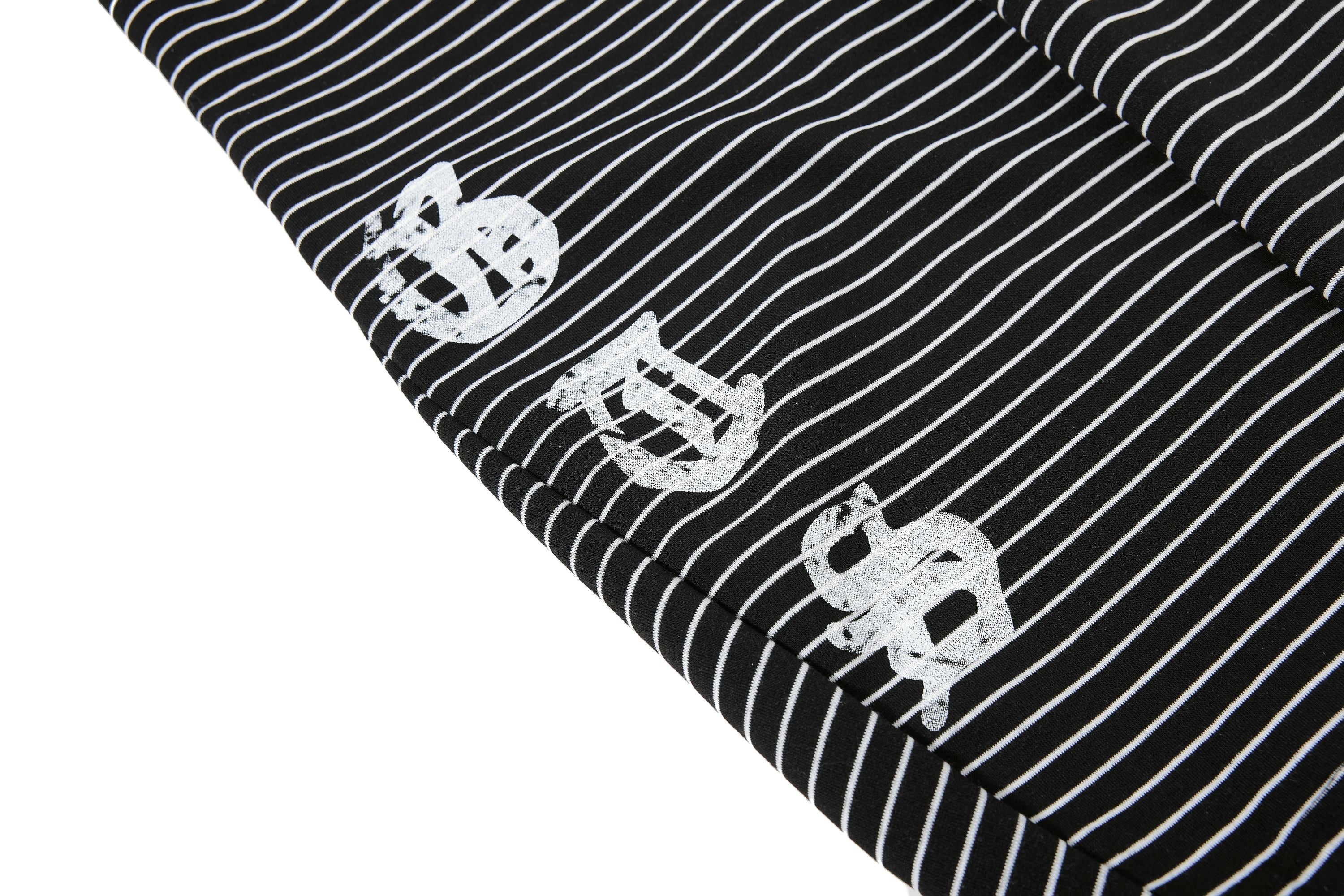 CapCabin “Striped Gothic Draped Pants”