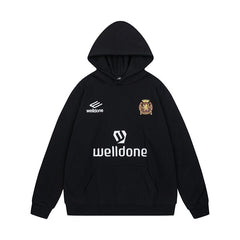 WELLDONE Crest Logo Pullover Hoodie