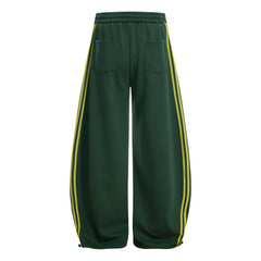CapCabin Retro College Badge Wide-Leg Sweatpants