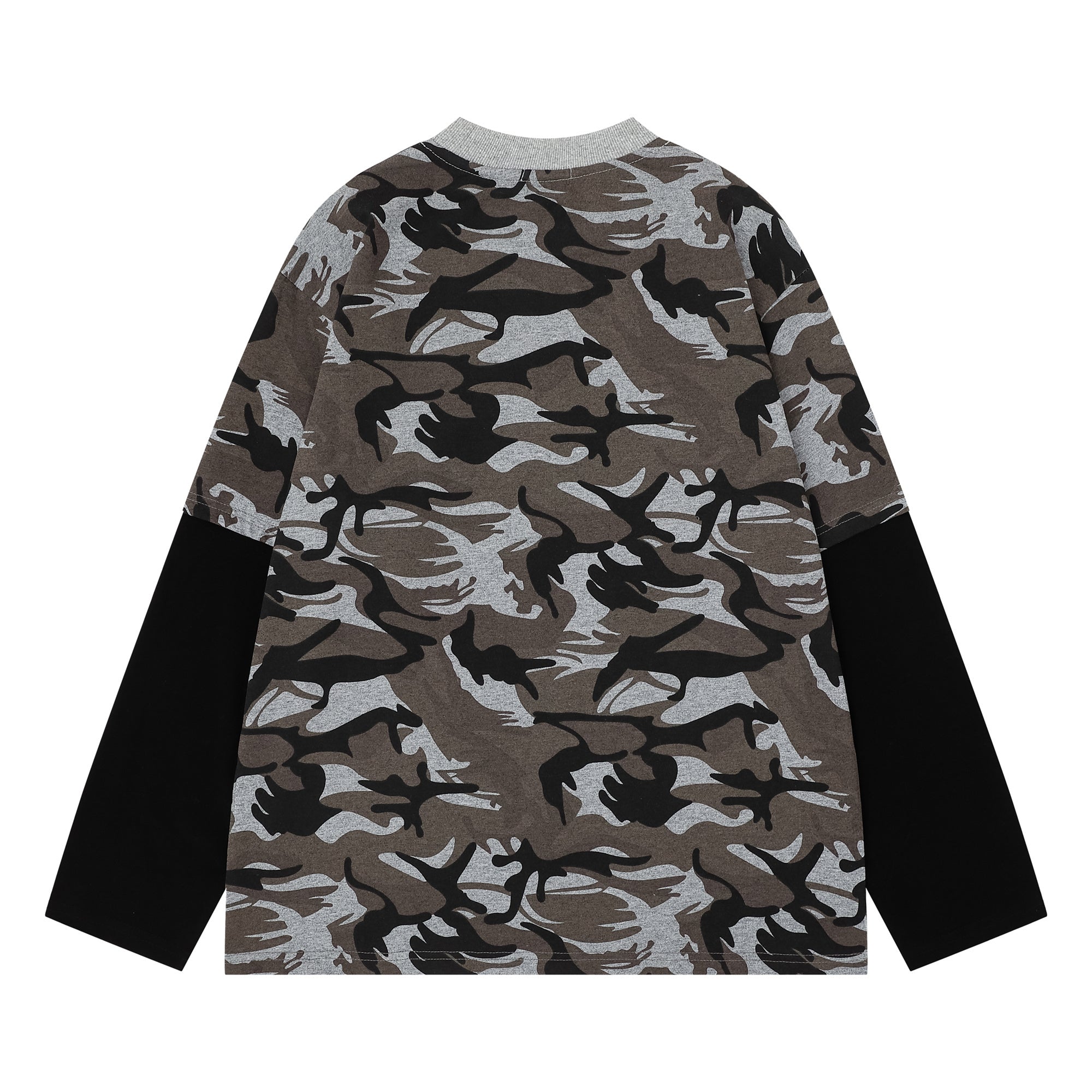 CapCabin Layered Camo Long Sleeve Tee