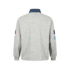 CapCabin Patchwork Polo Sweatshirt