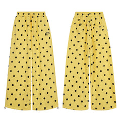 CapCabin Polka Dot Wide-Leg Pants