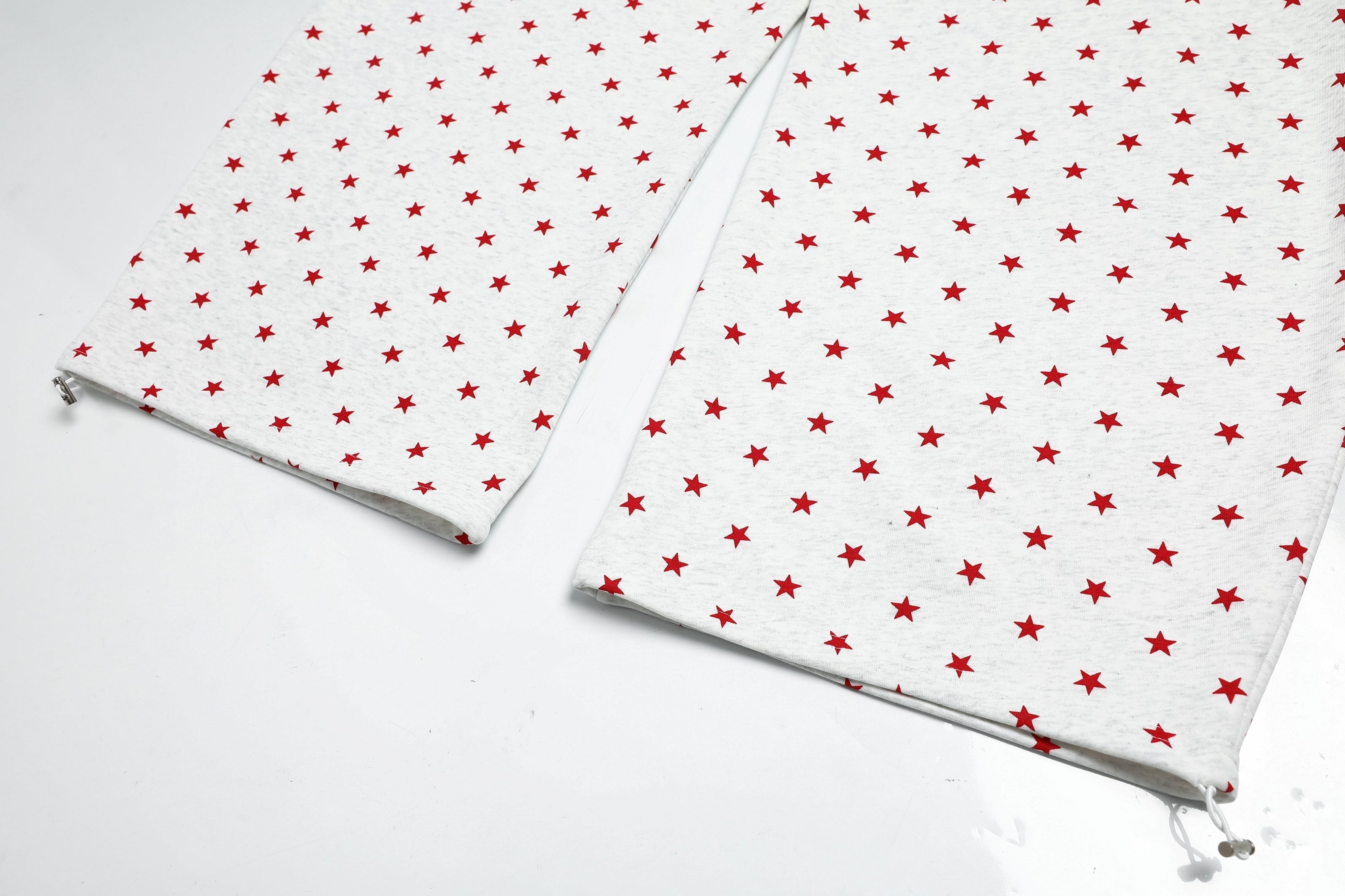 CapCabin Star Print Wide-Leg Pants