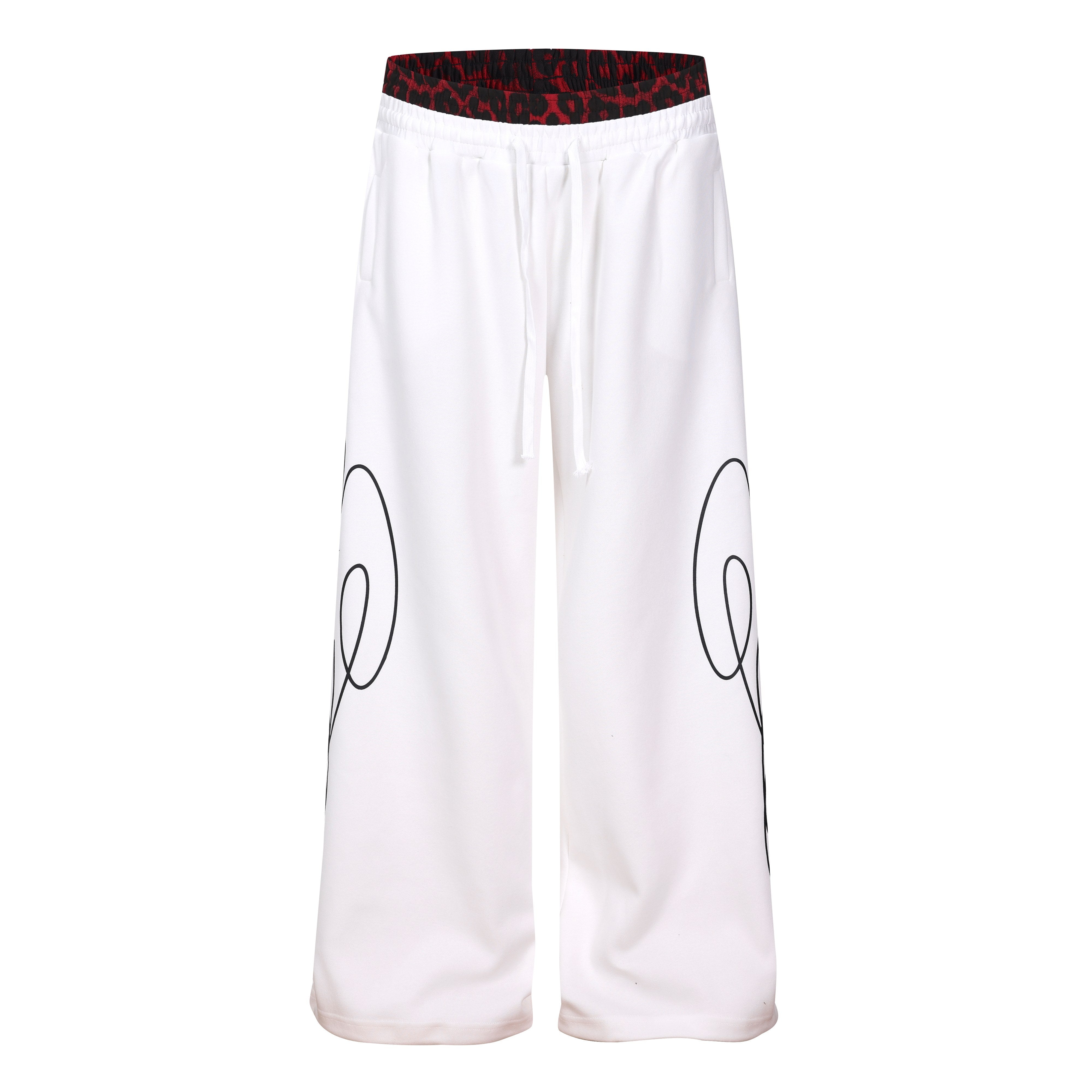 CapCabin Leopard Panel Sweatpants