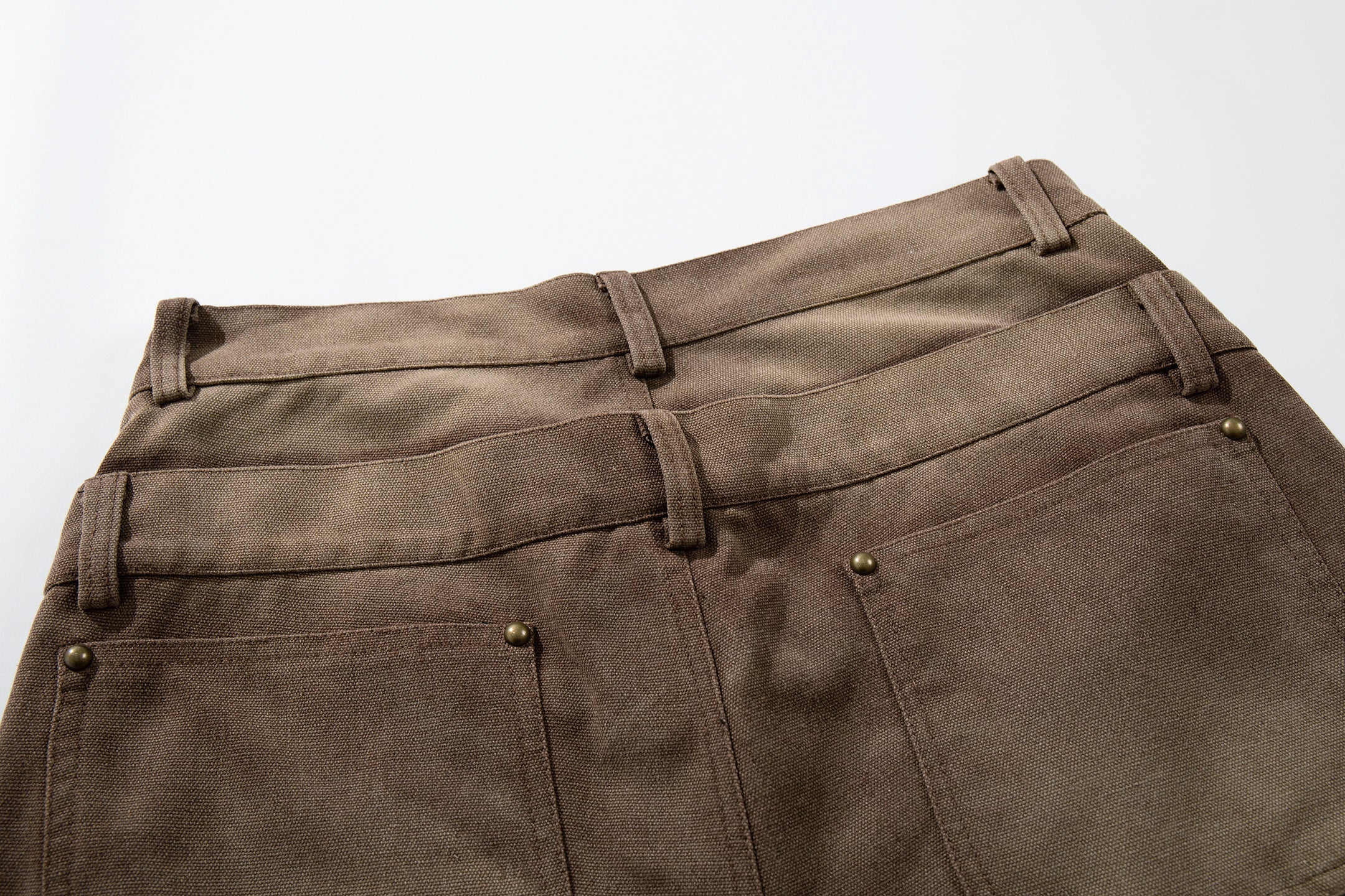 CapCabin Vintage Utility Wide-Leg Pants
