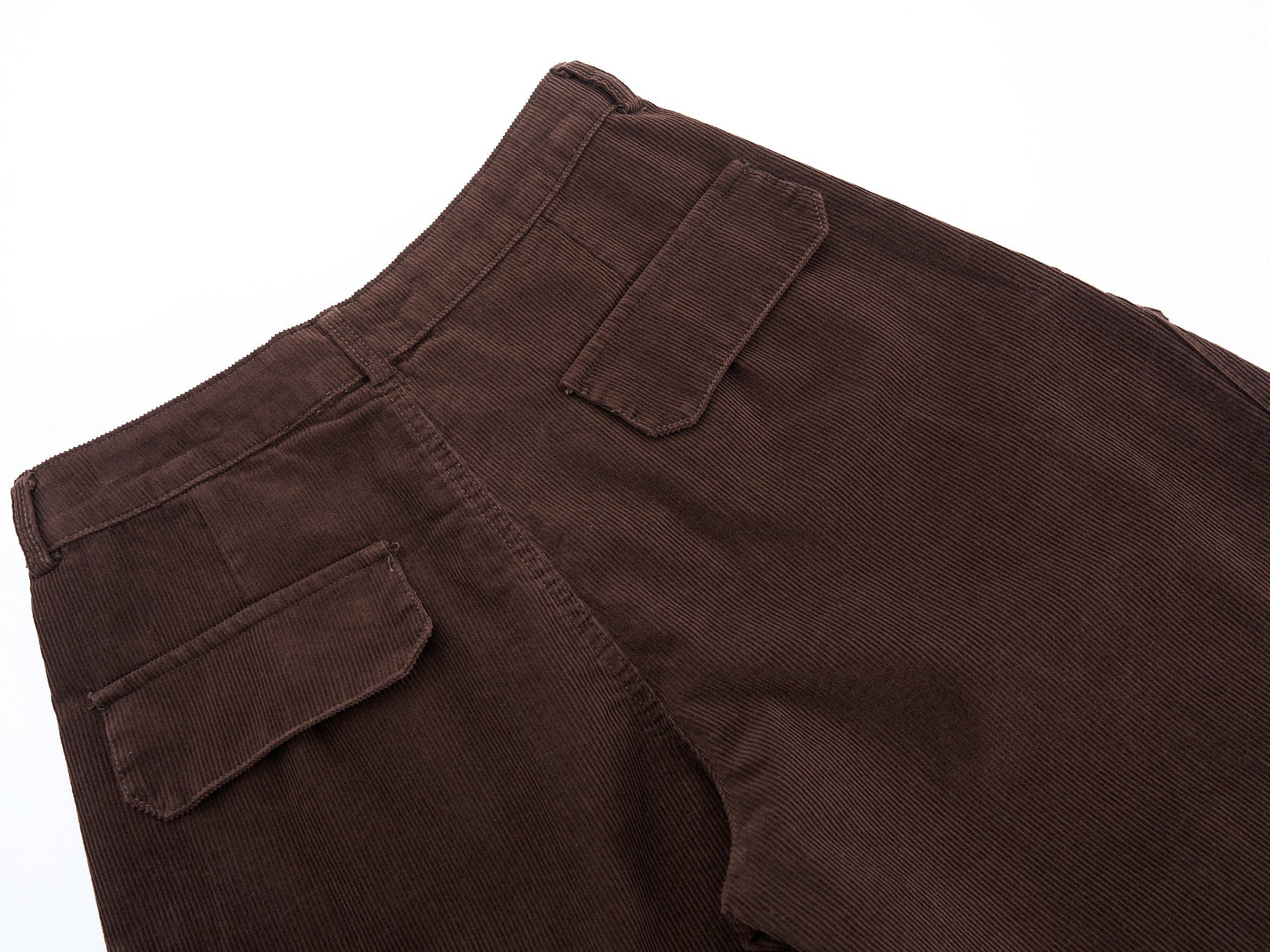 CapCabin Corduroy Cargo Wide-Leg Pants