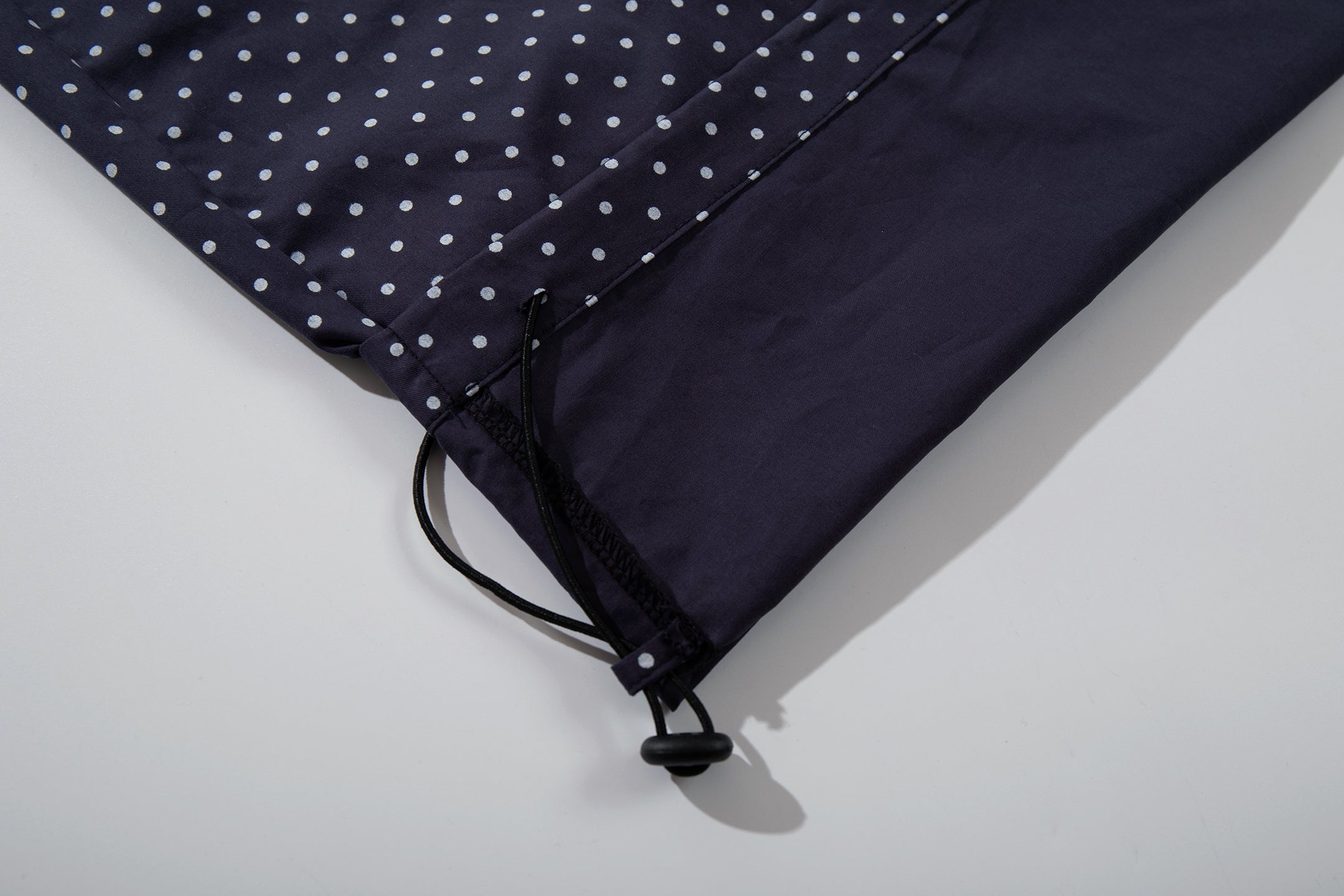 CapCabin “Polka Mesh Wide-Leg Pants”