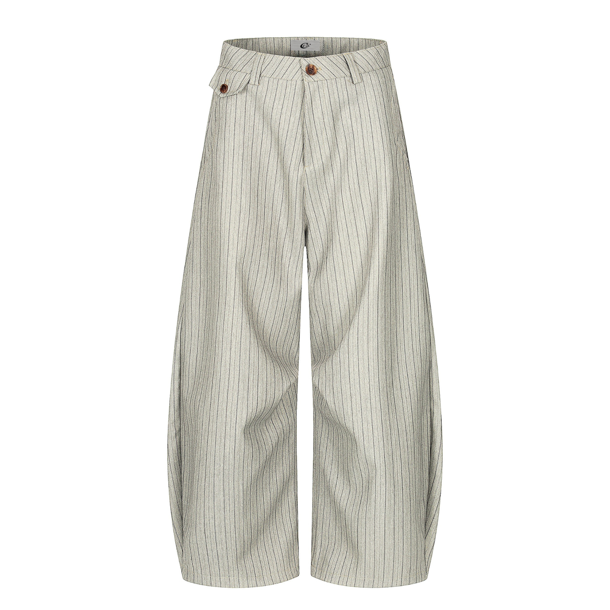 CapCabin Vintage Stripe Barrel Trousers