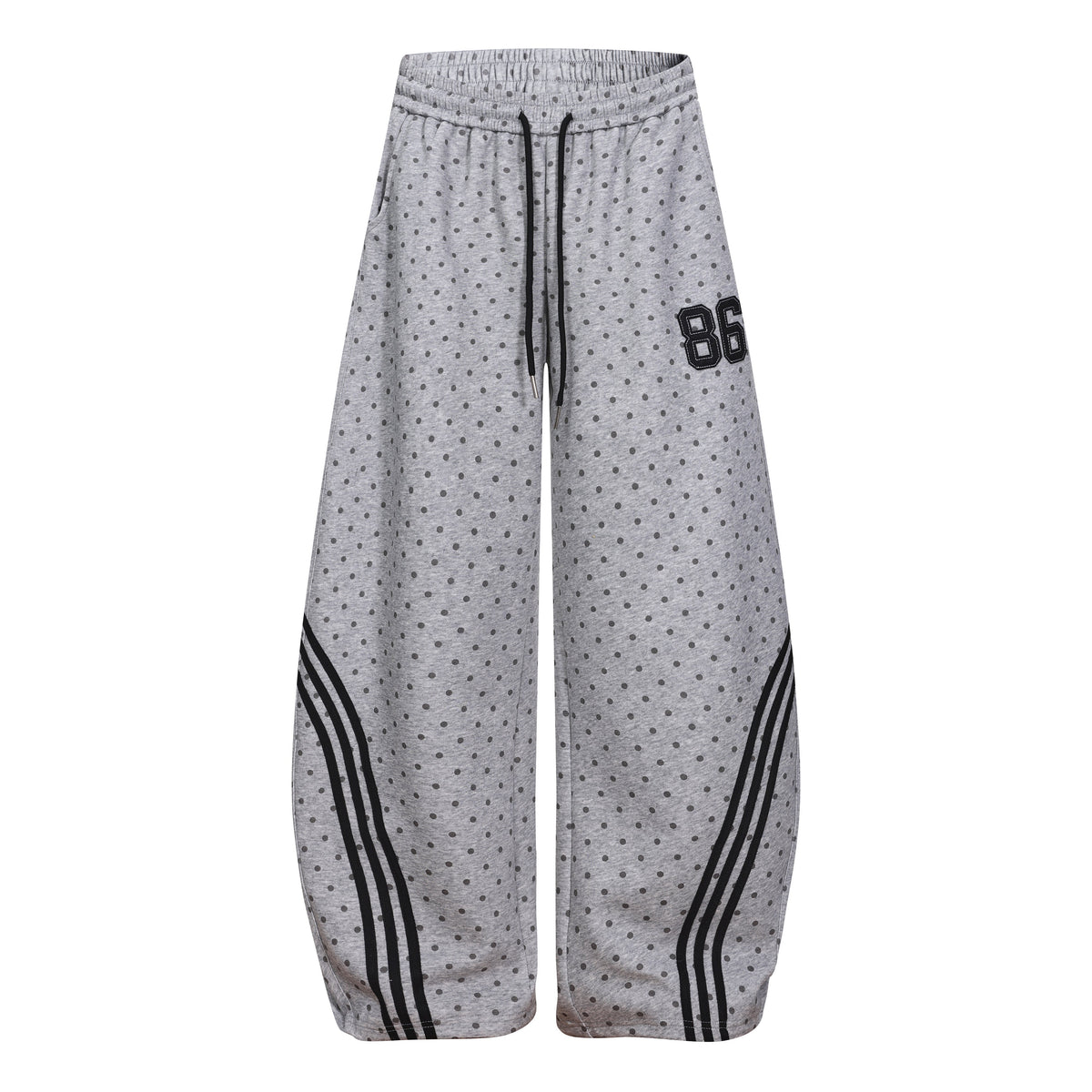 CapCabin Polka Dot Wide-Leg Sweatpants
