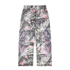 CapCabin Sakura Camo Graphic Sweatpants