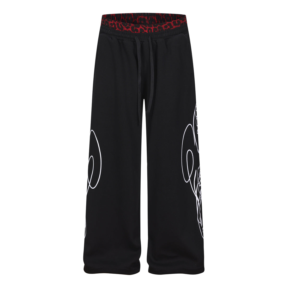 CapCabin Leopard Panel Sweatpants
