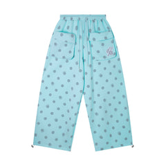 CapCabin “Polka Cargo” Wide-Leg Pants