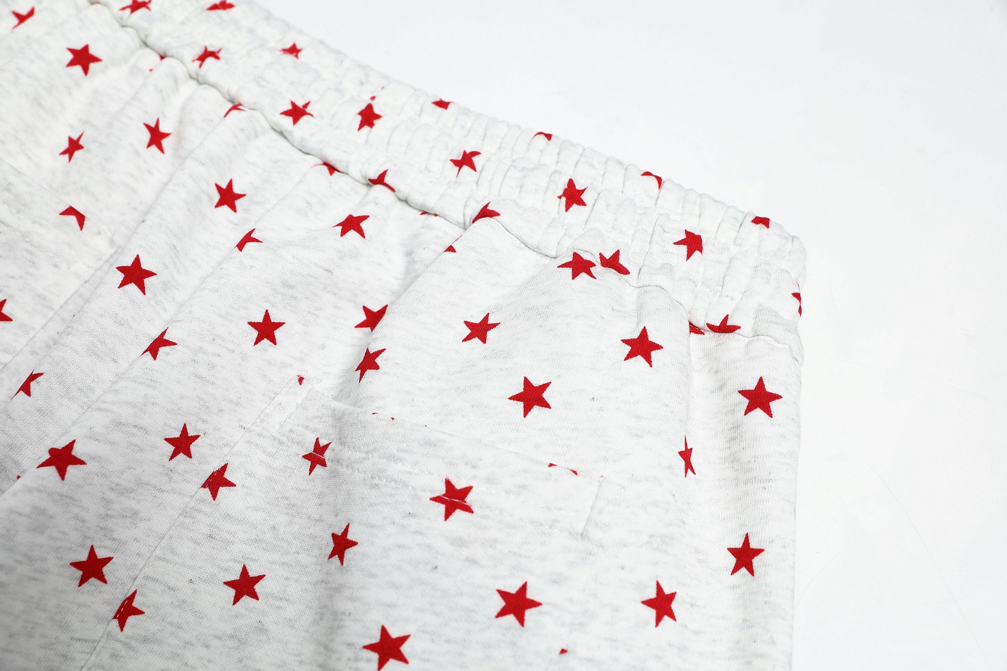 CapCabin Star Print Wide-Leg Pants
