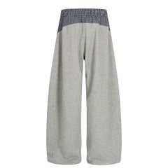 CapCabin Layered Waist Wide-Leg Mesh Pants