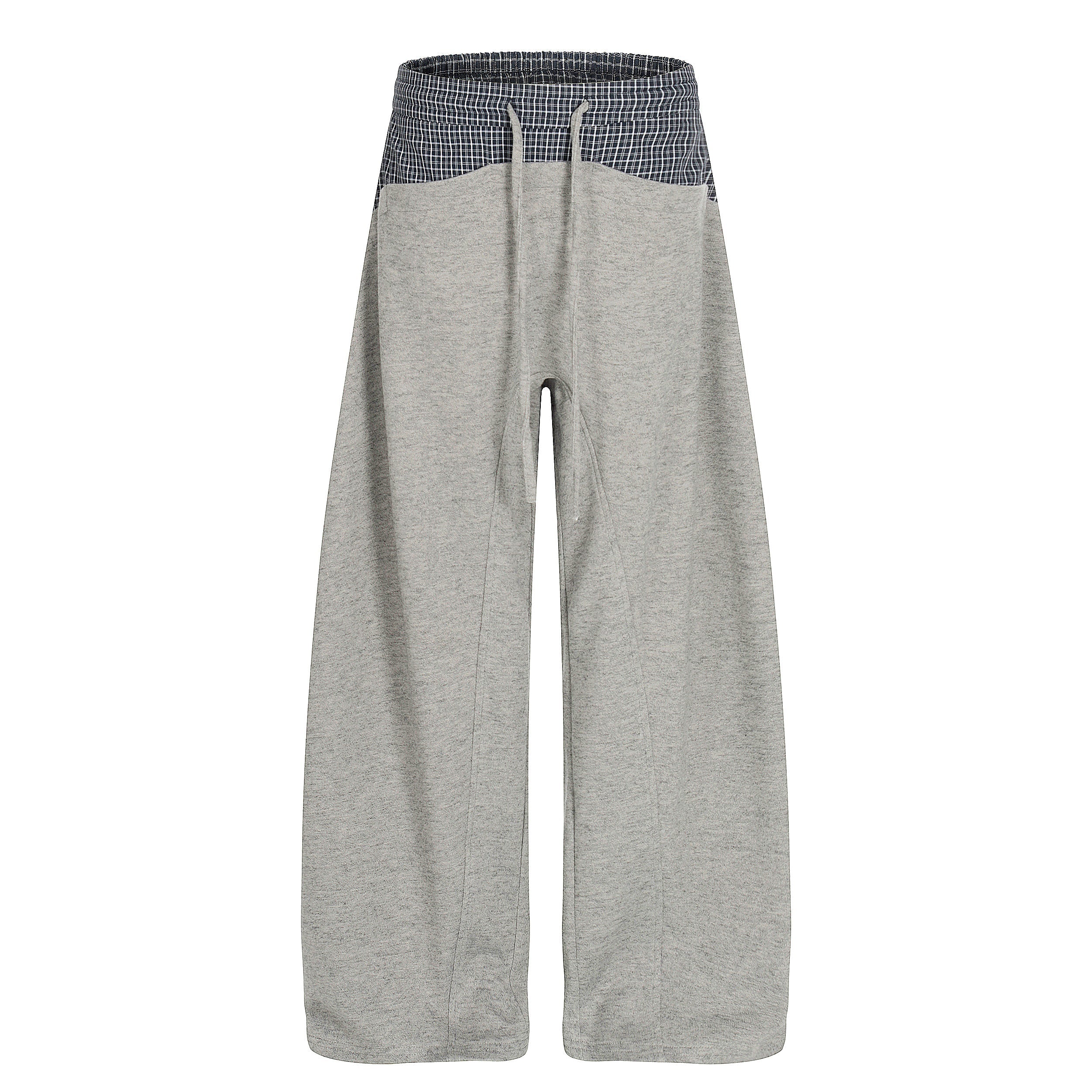 CapCabin Layered Waist Wide-Leg Mesh Pants