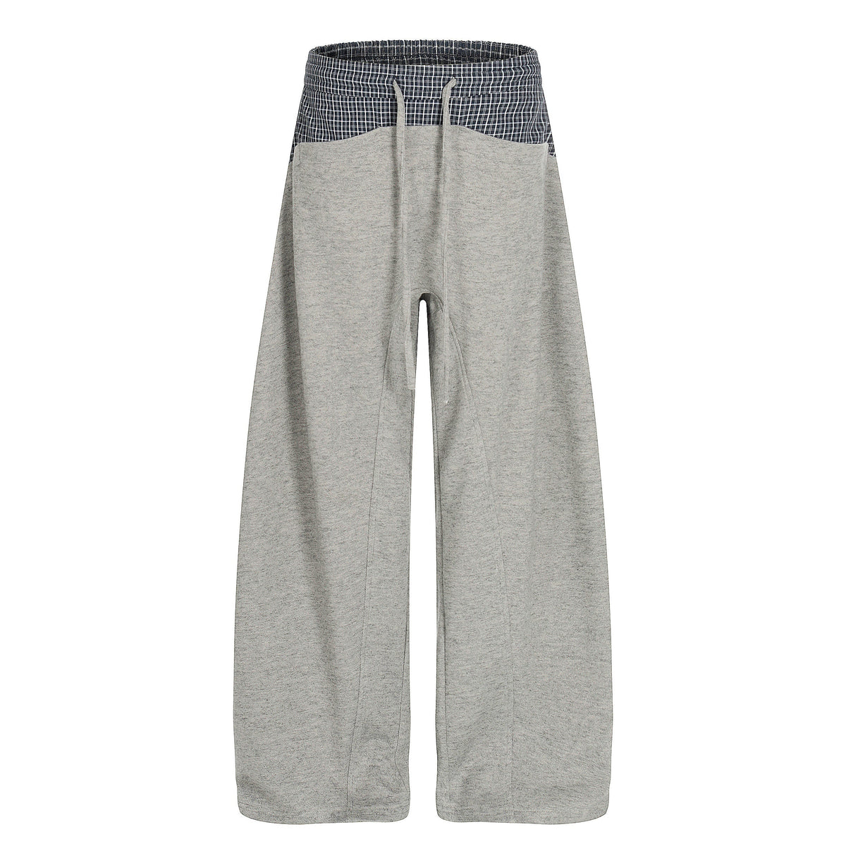 CapCabin Layered Waist Wide-Leg Mesh Pants