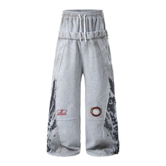 CapCabin Tech Panel Wide-Leg Sweatpants