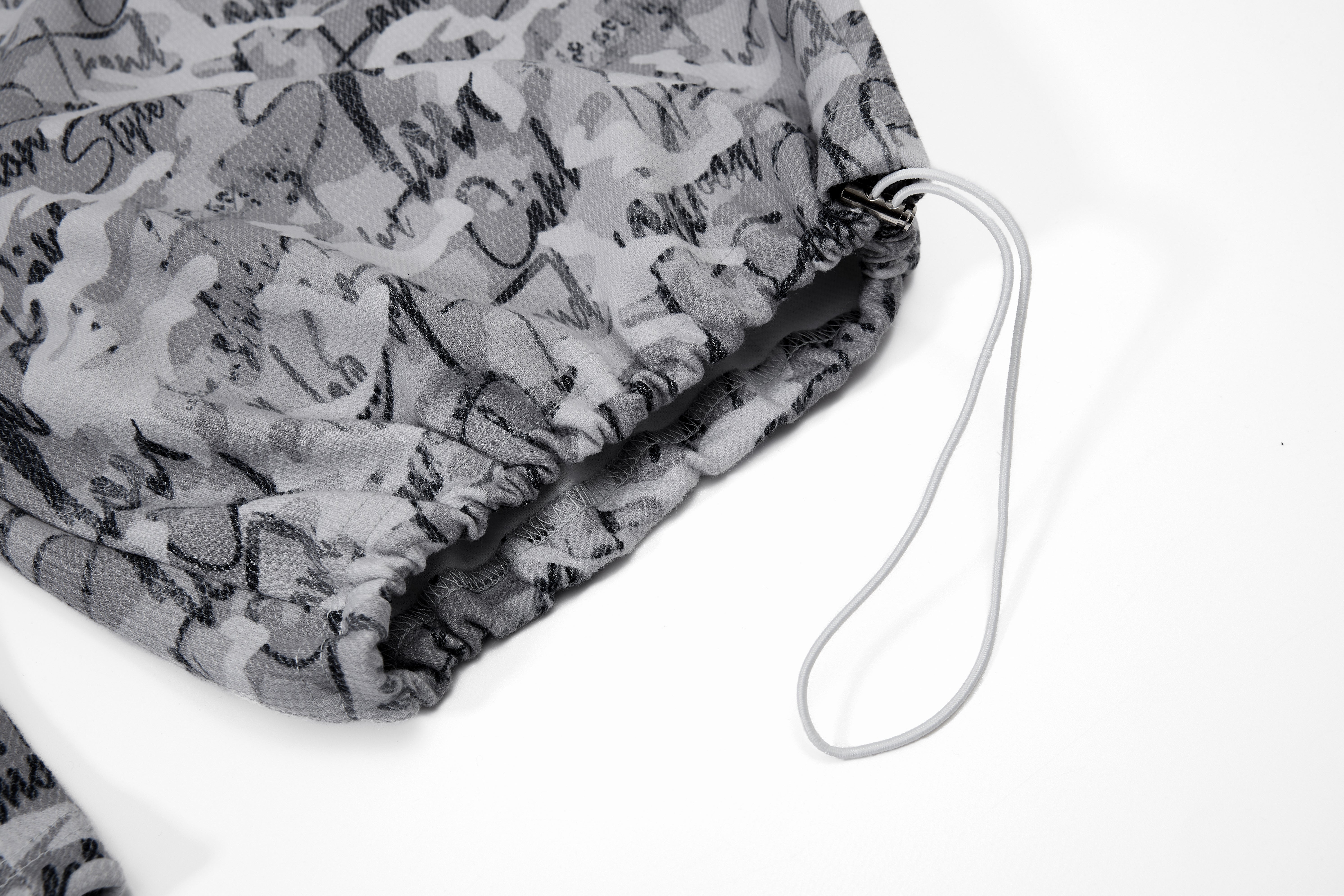 CapCabin Camo Script Wide-Leg Pants