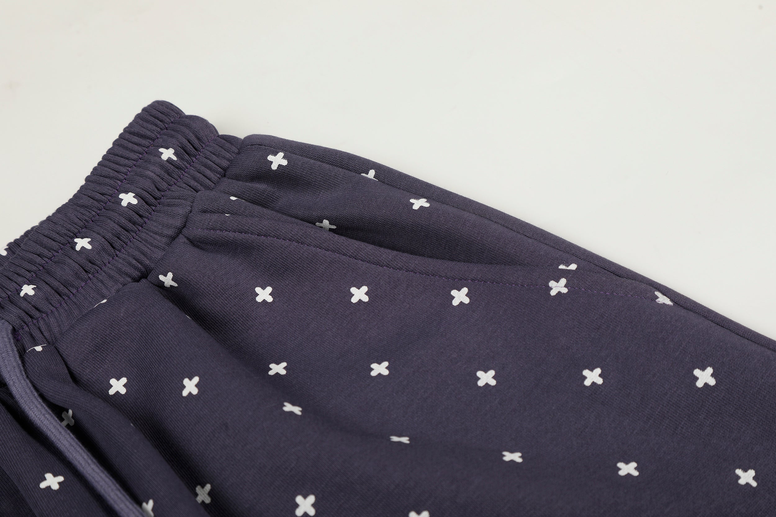 CapCabin Star Pattern Wide-Leg Pants