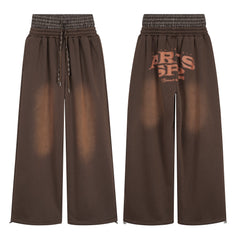 CapCabin Vintage Fade Wide-Leg Sweatpants