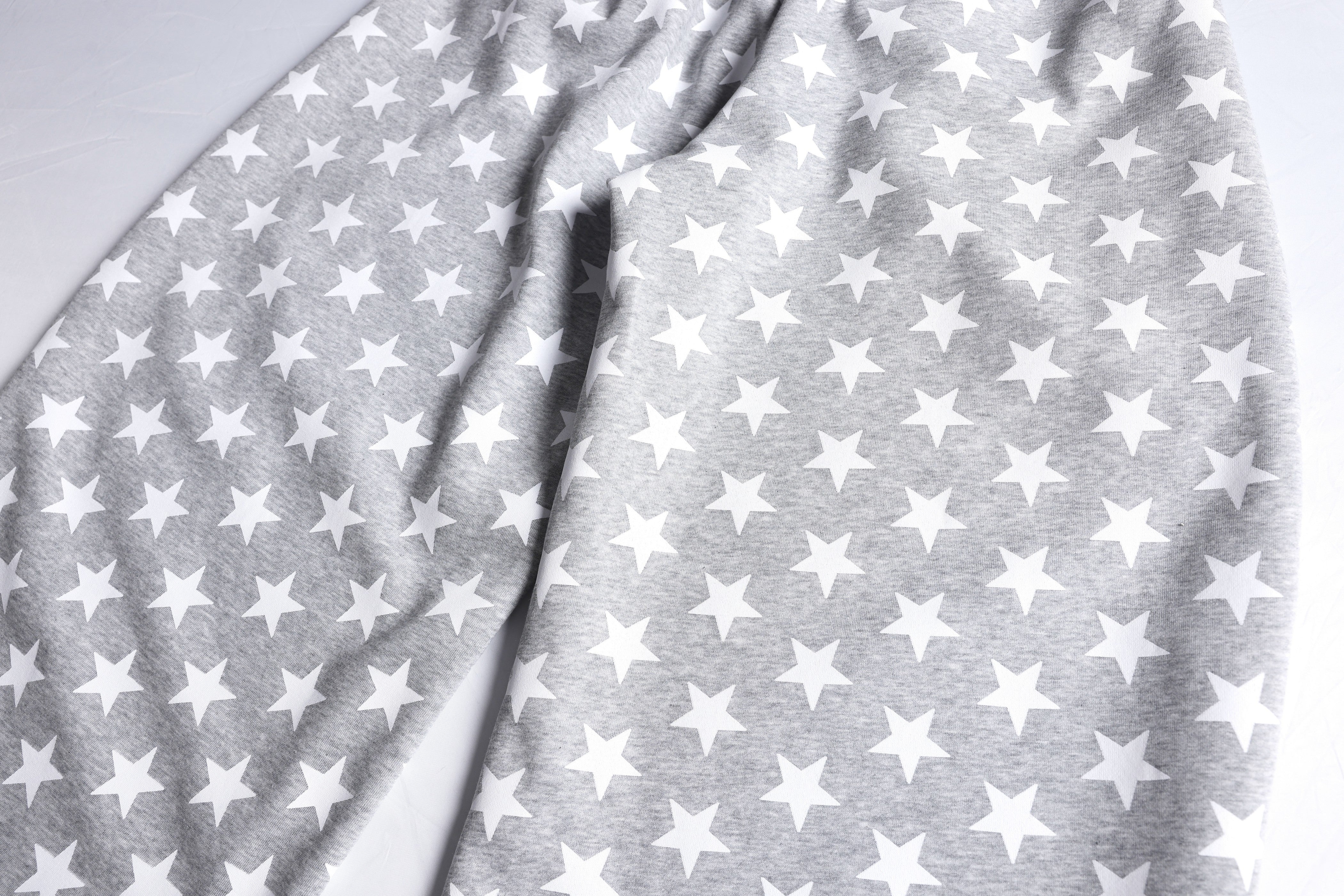 CapCabin Star Print Wide-Leg Sweatpants