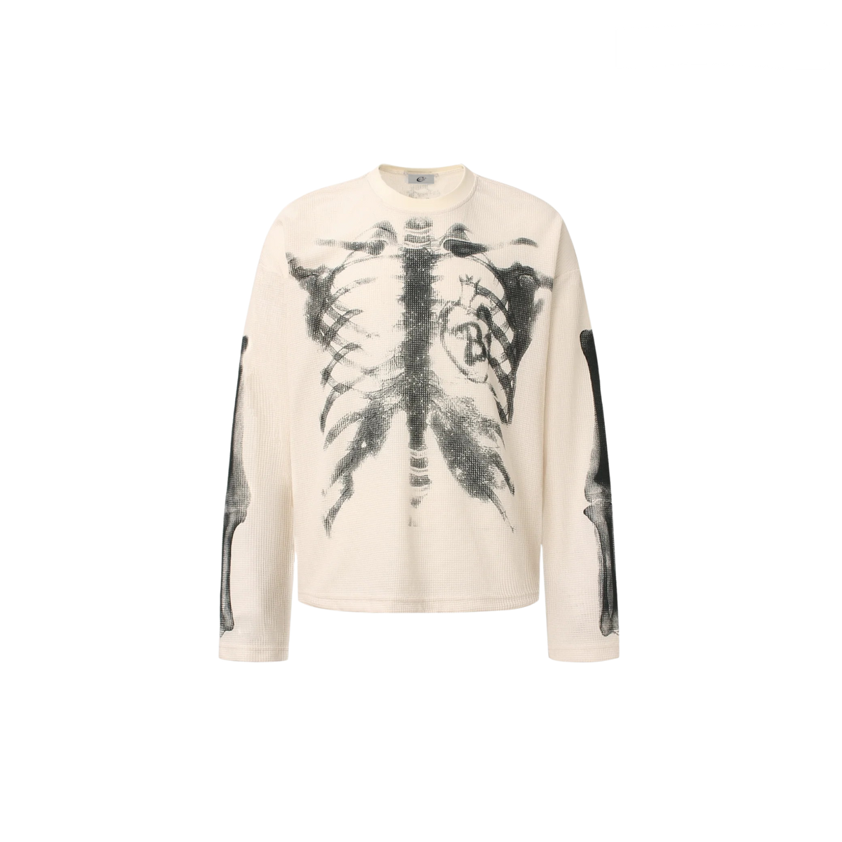 CapCabin Skeleton Print Long Sleeve Tee