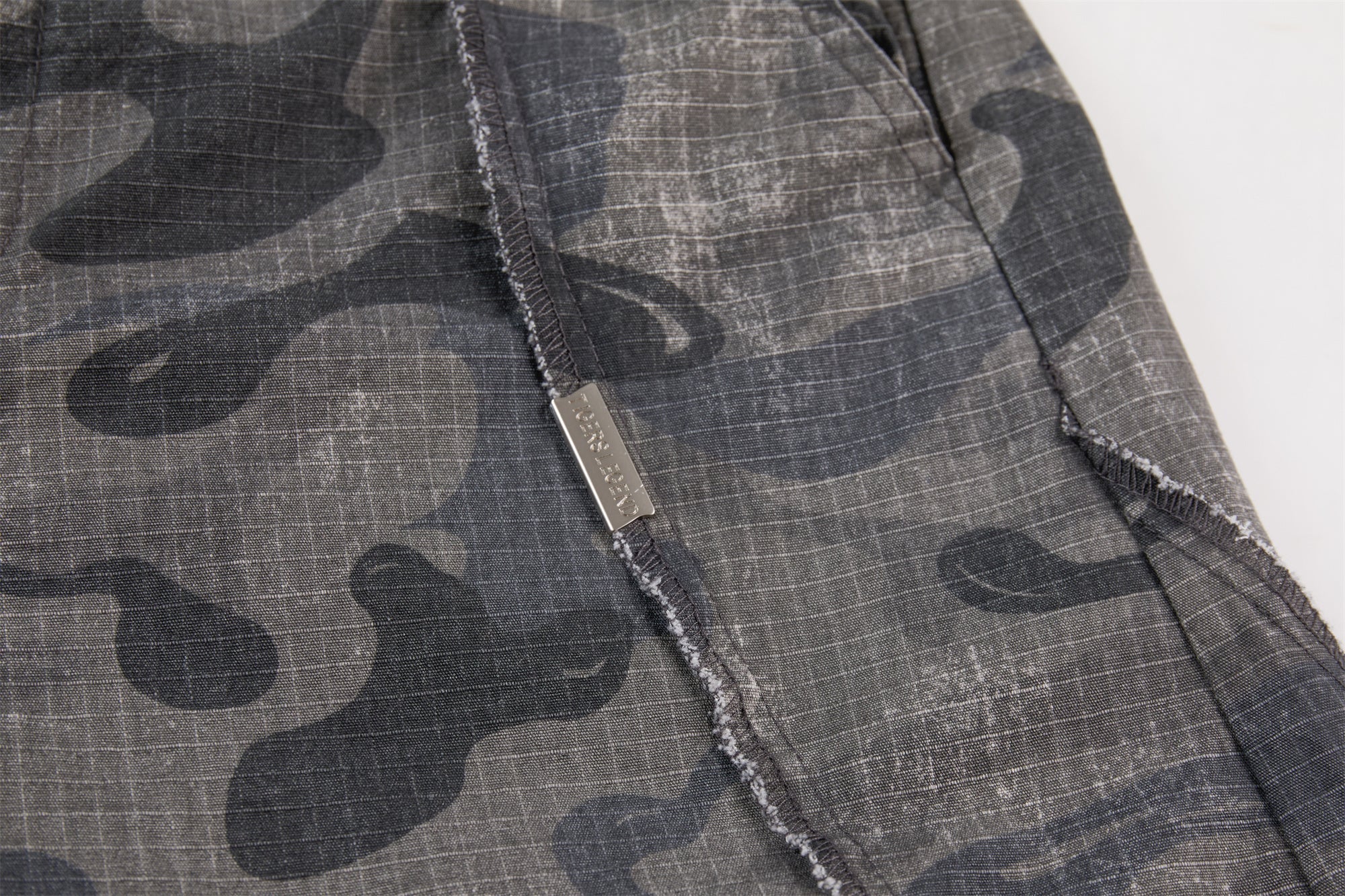 CapCabin Dark Camo Wide-Leg Pants