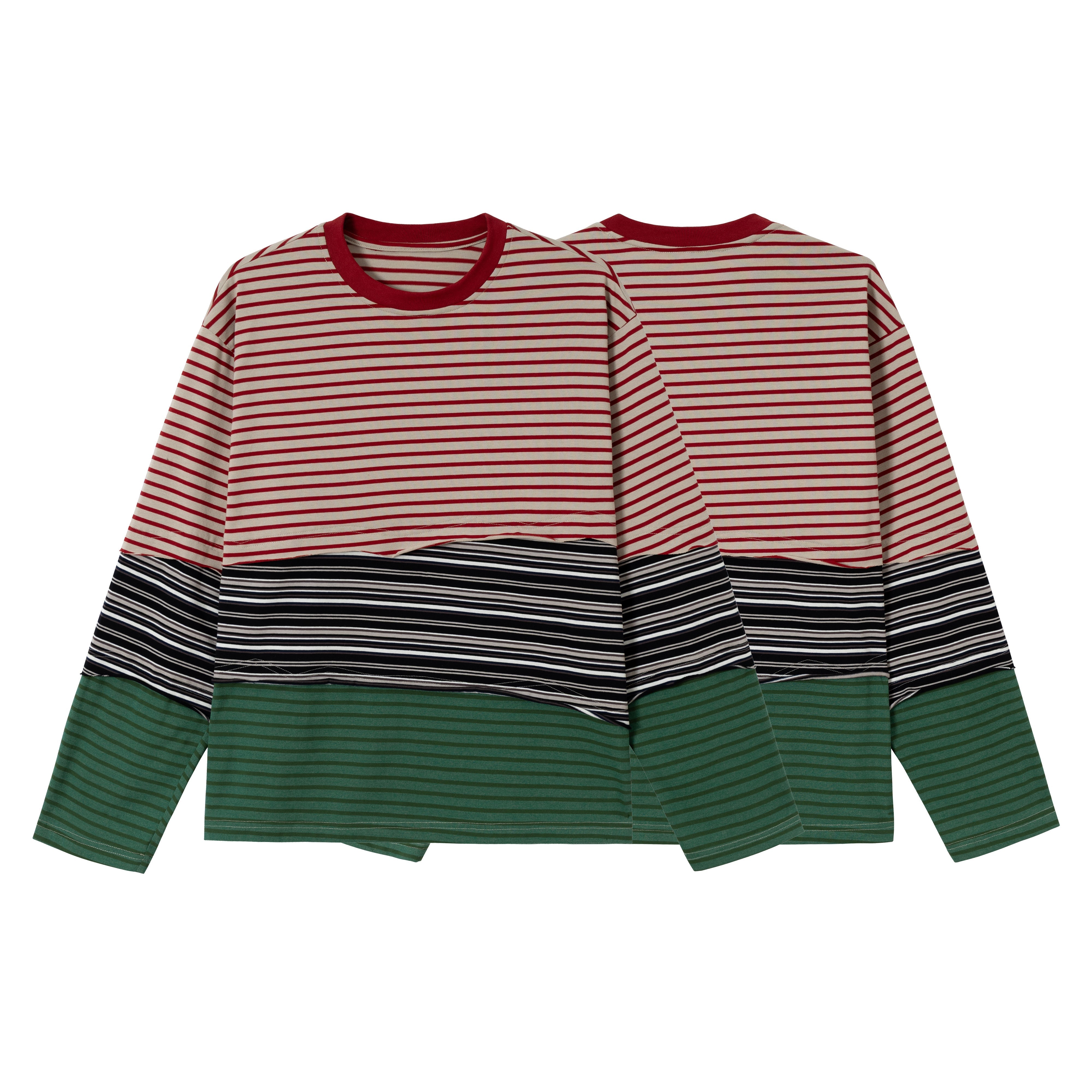 CapCabin Striped Long Sleeve Tee