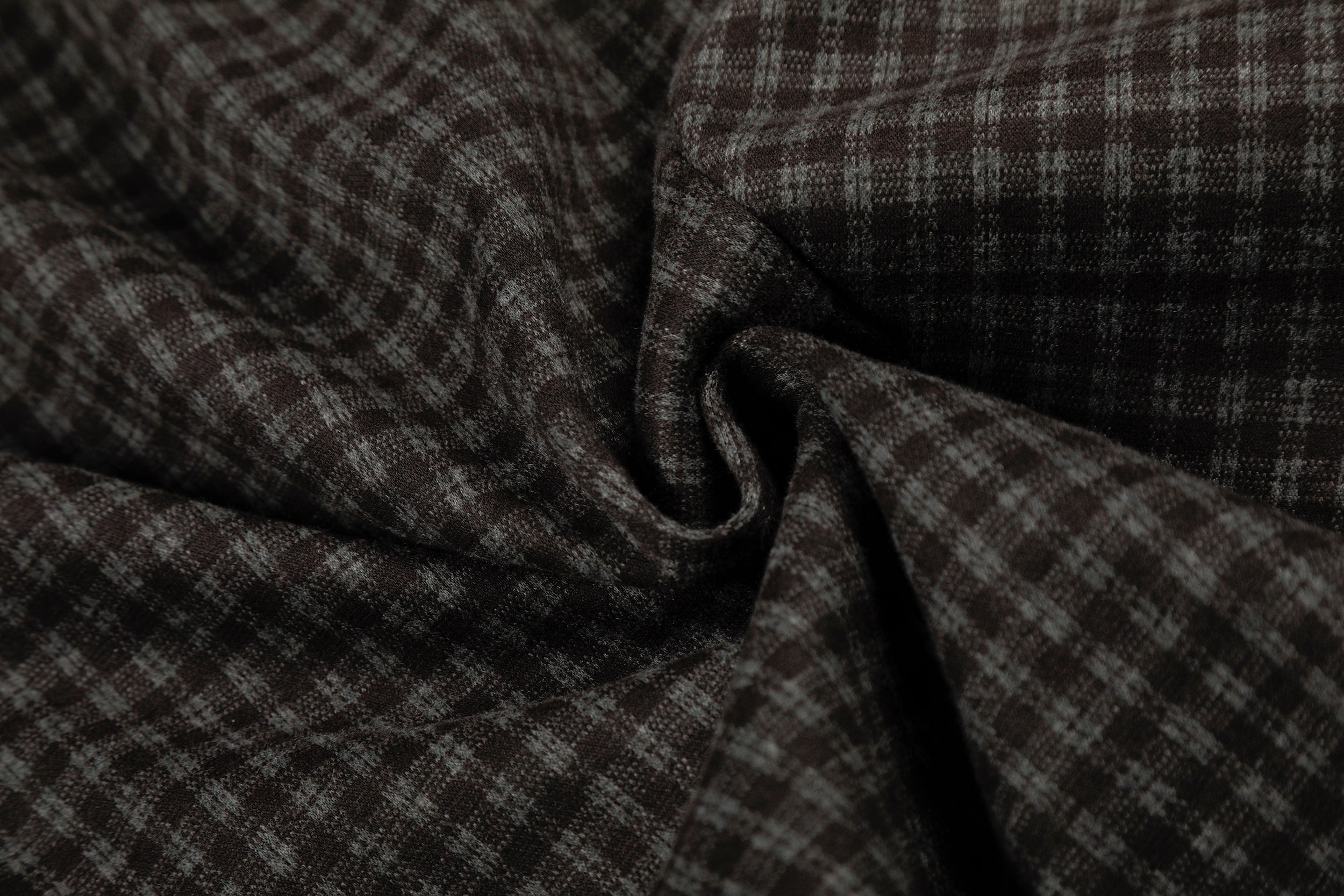 CapCabin Wide-Leg Plaid Trousers