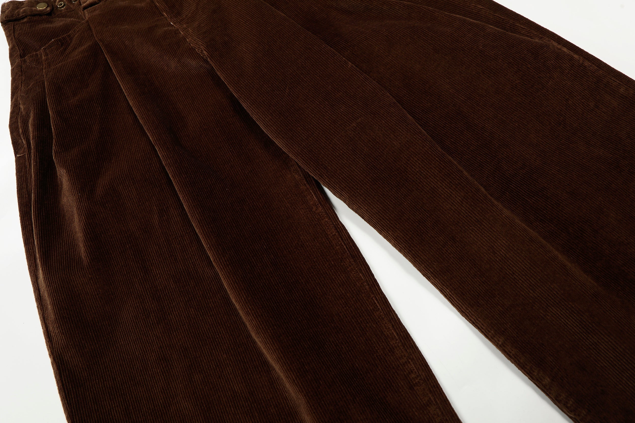 CapCabin Wide-Leg Corduroy Trousers