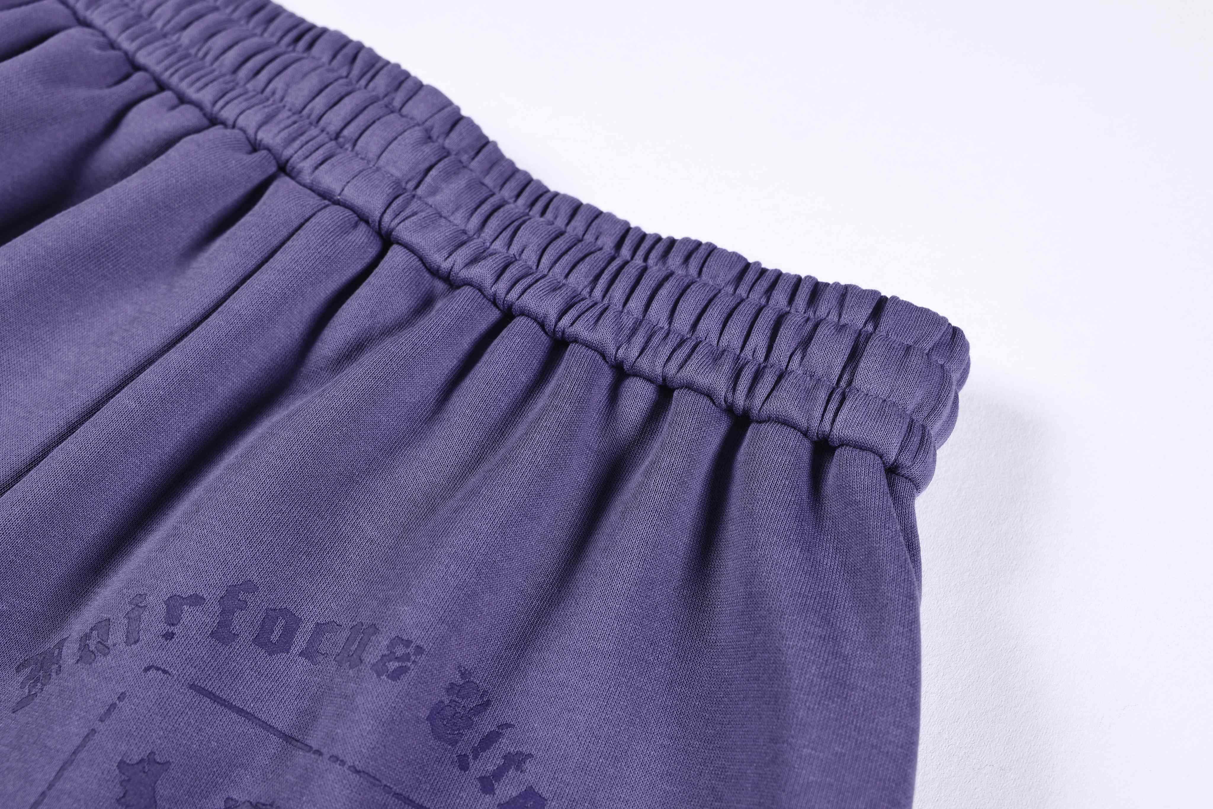 CapCabin Gothic Script Wide-Leg Pants