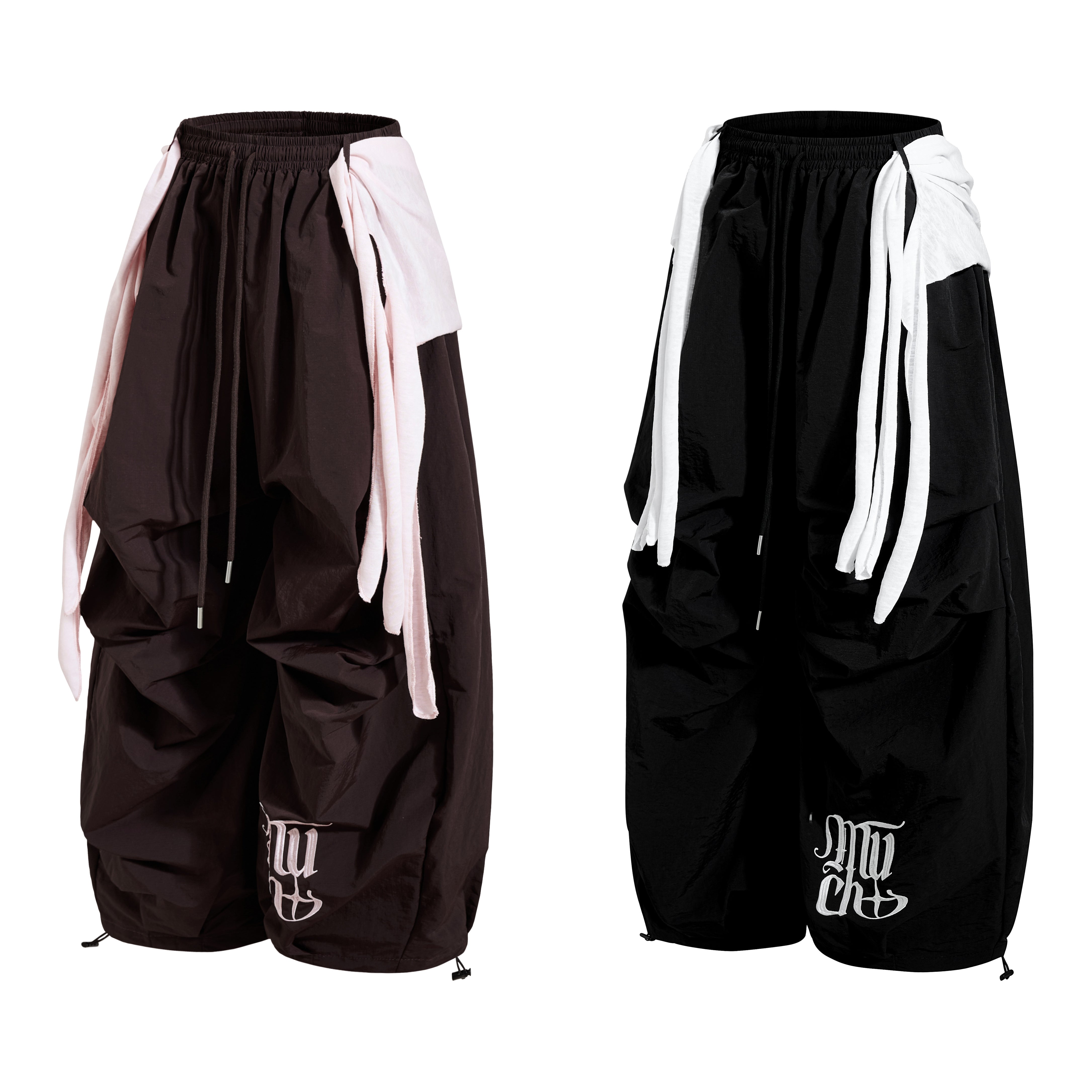 CapCabin Layered Utility Wide-Leg Pants