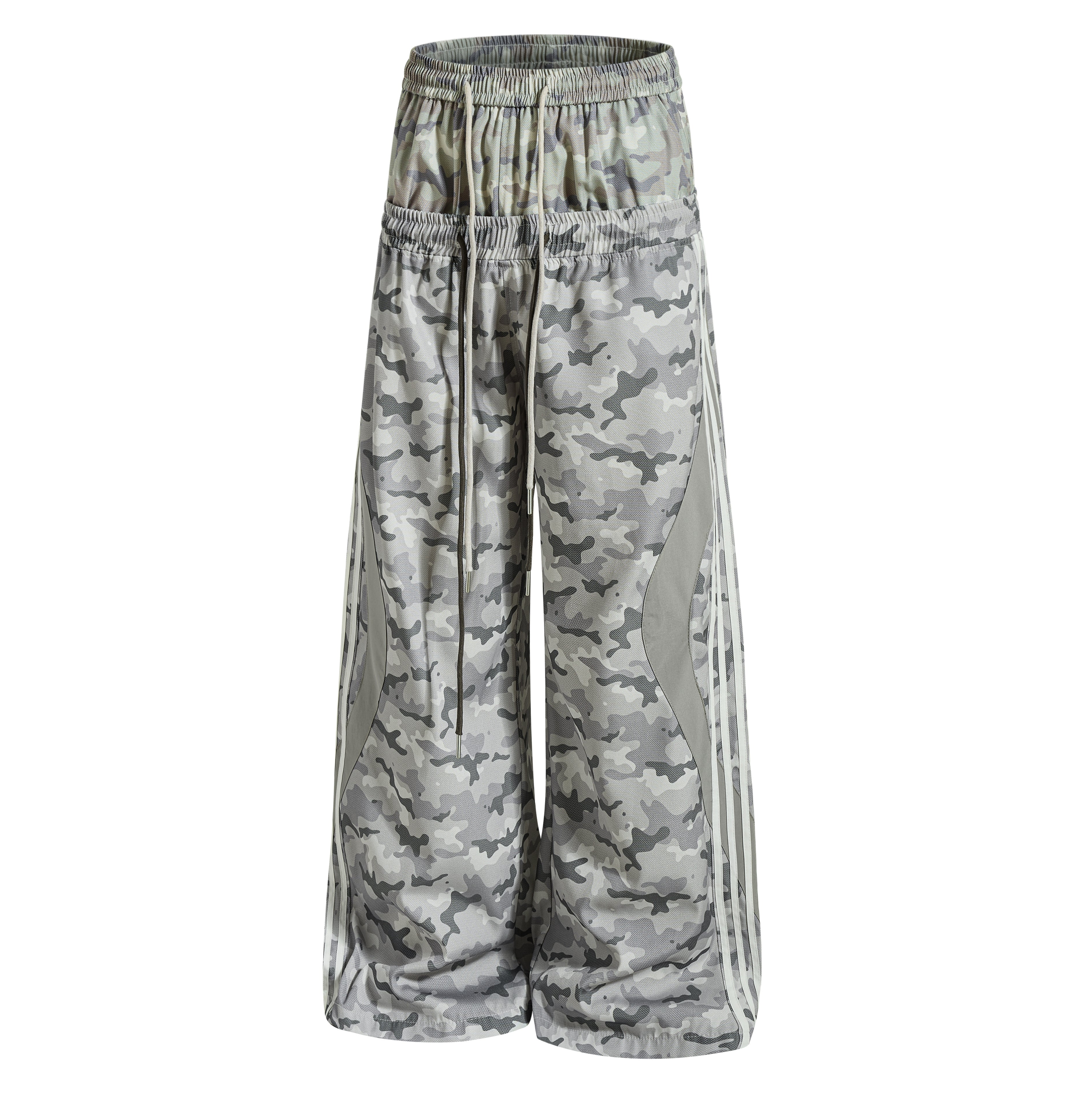 CapCabin Camo Mesh Track Pants