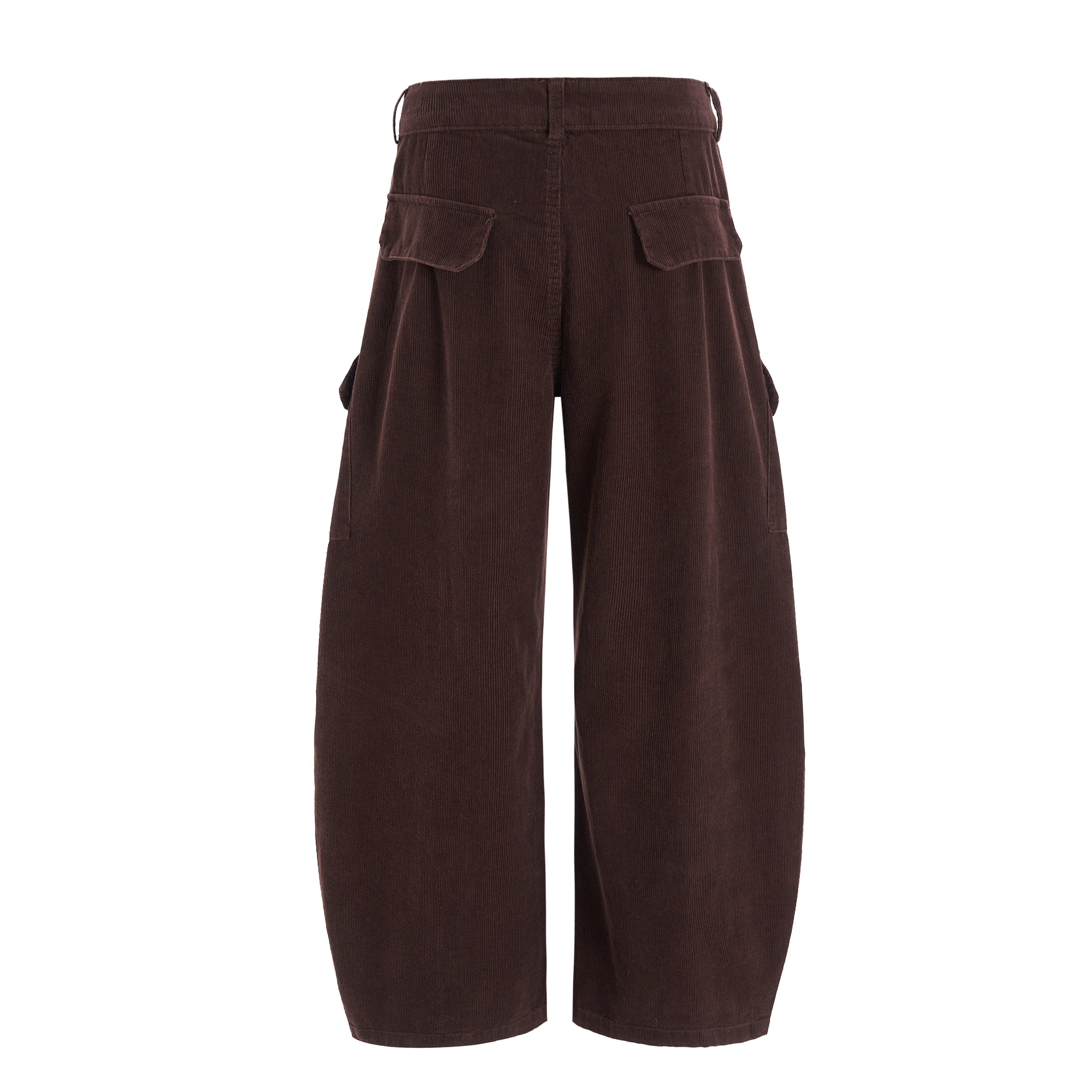 CapCabin Corduroy Cargo Wide-Leg Pants