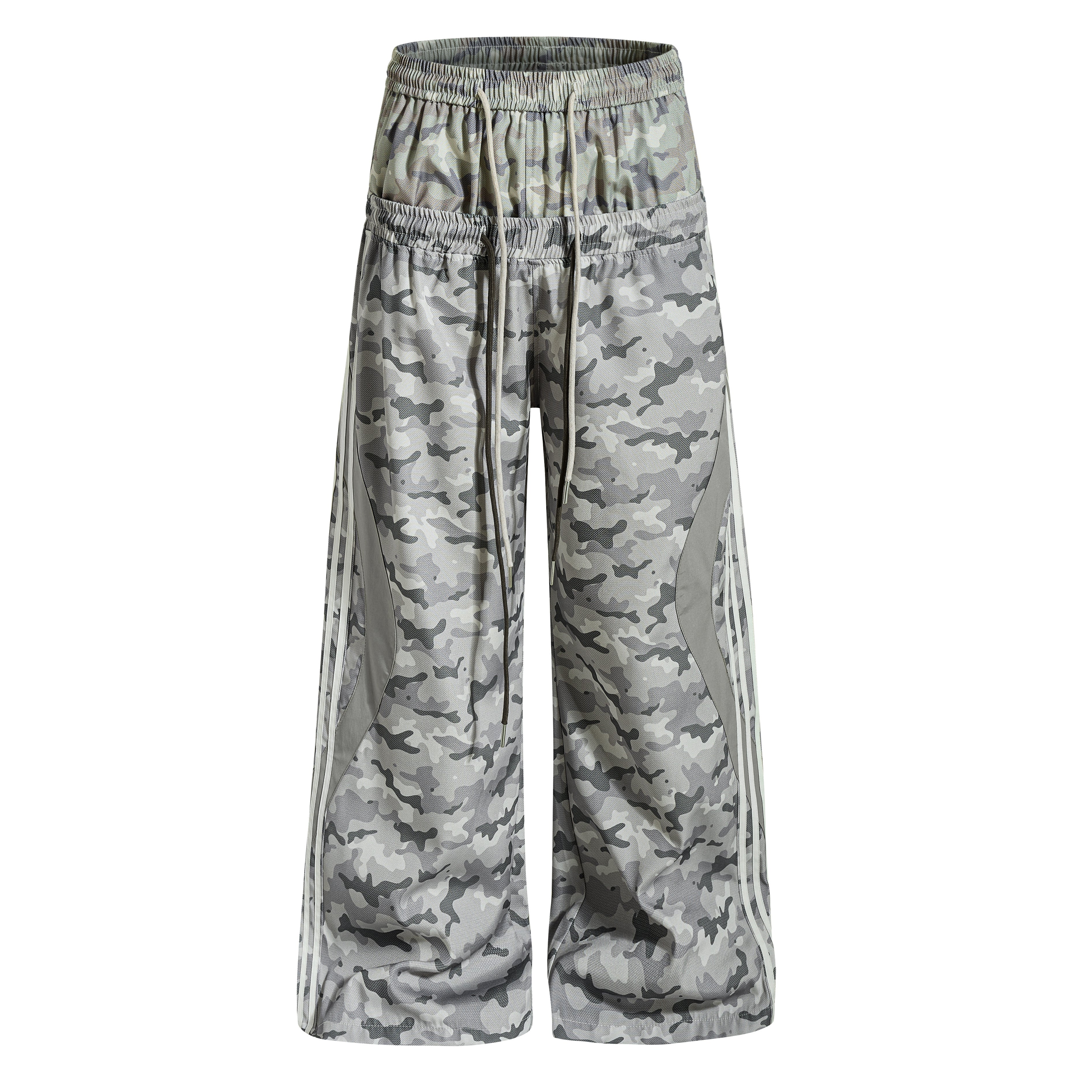 CapCabin Camo Mesh Track Pants