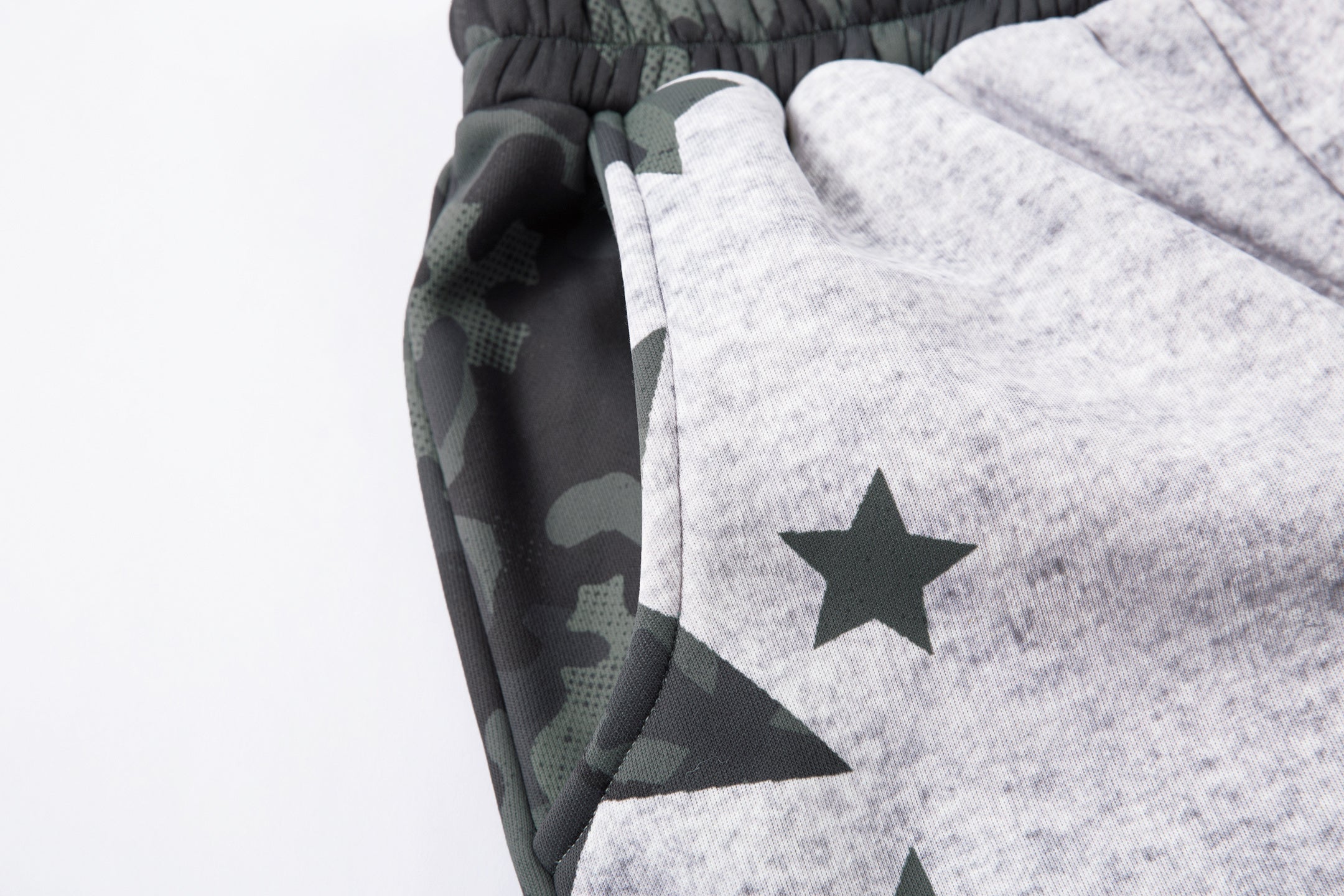 CapCabin Camo Star Wide-Leg Sweatpants