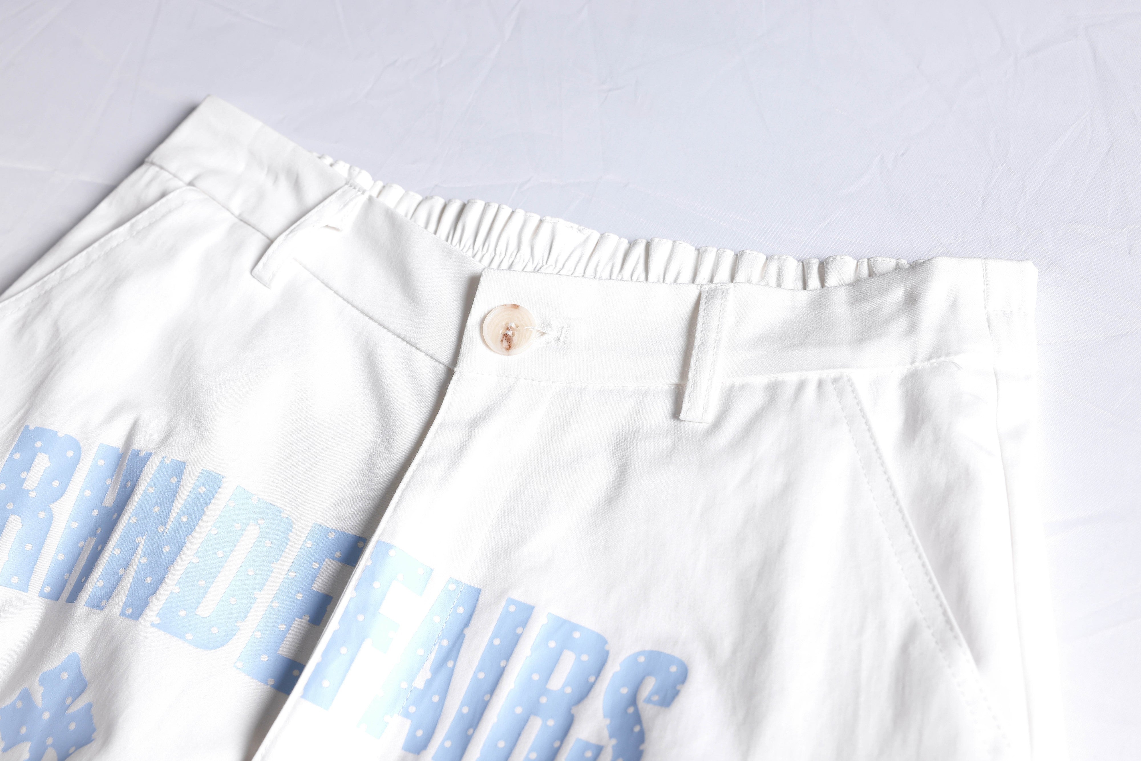 CapCabin Graphic Cargo Wide-Leg Pants