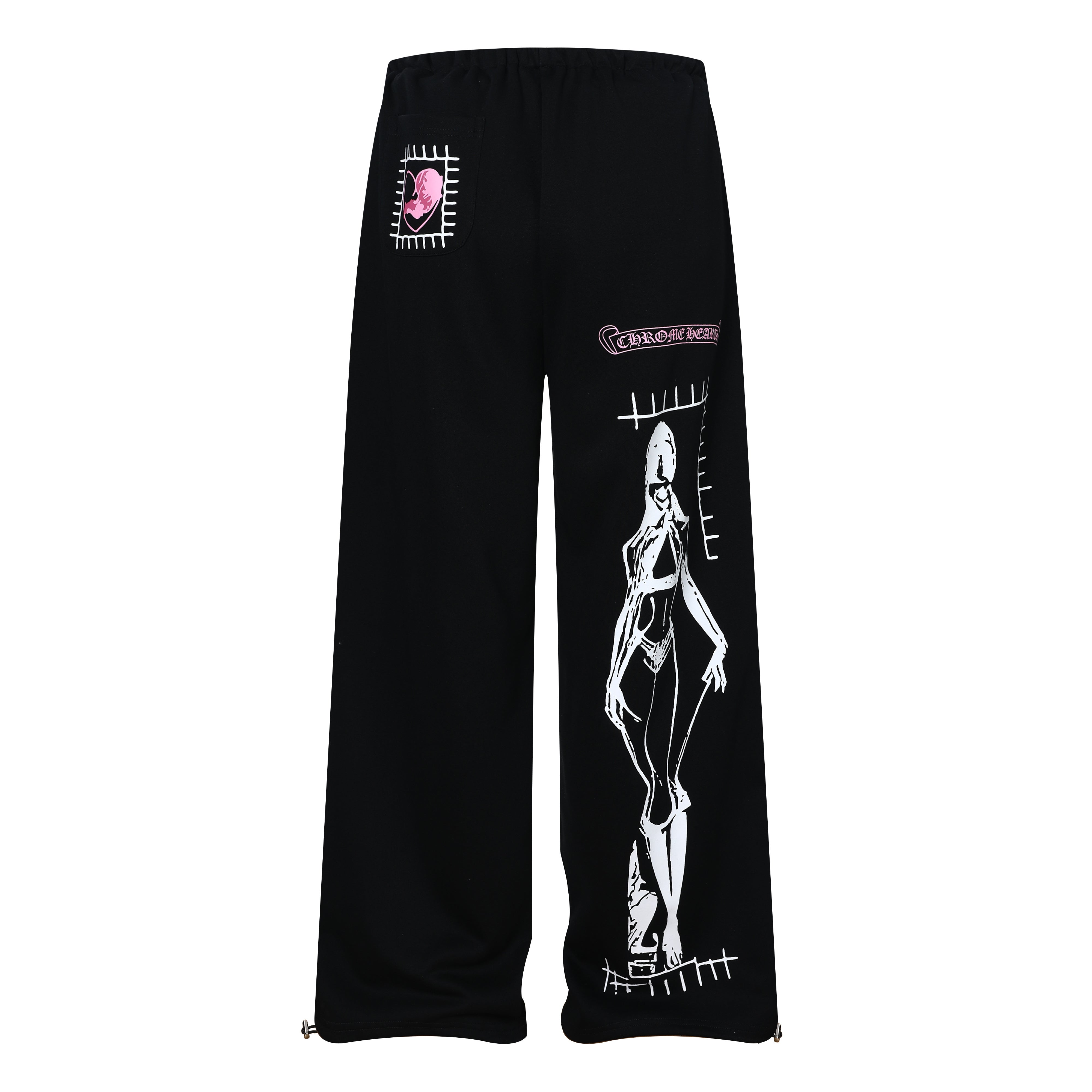 CapCabin Graphic Wide-Leg Sweatpants