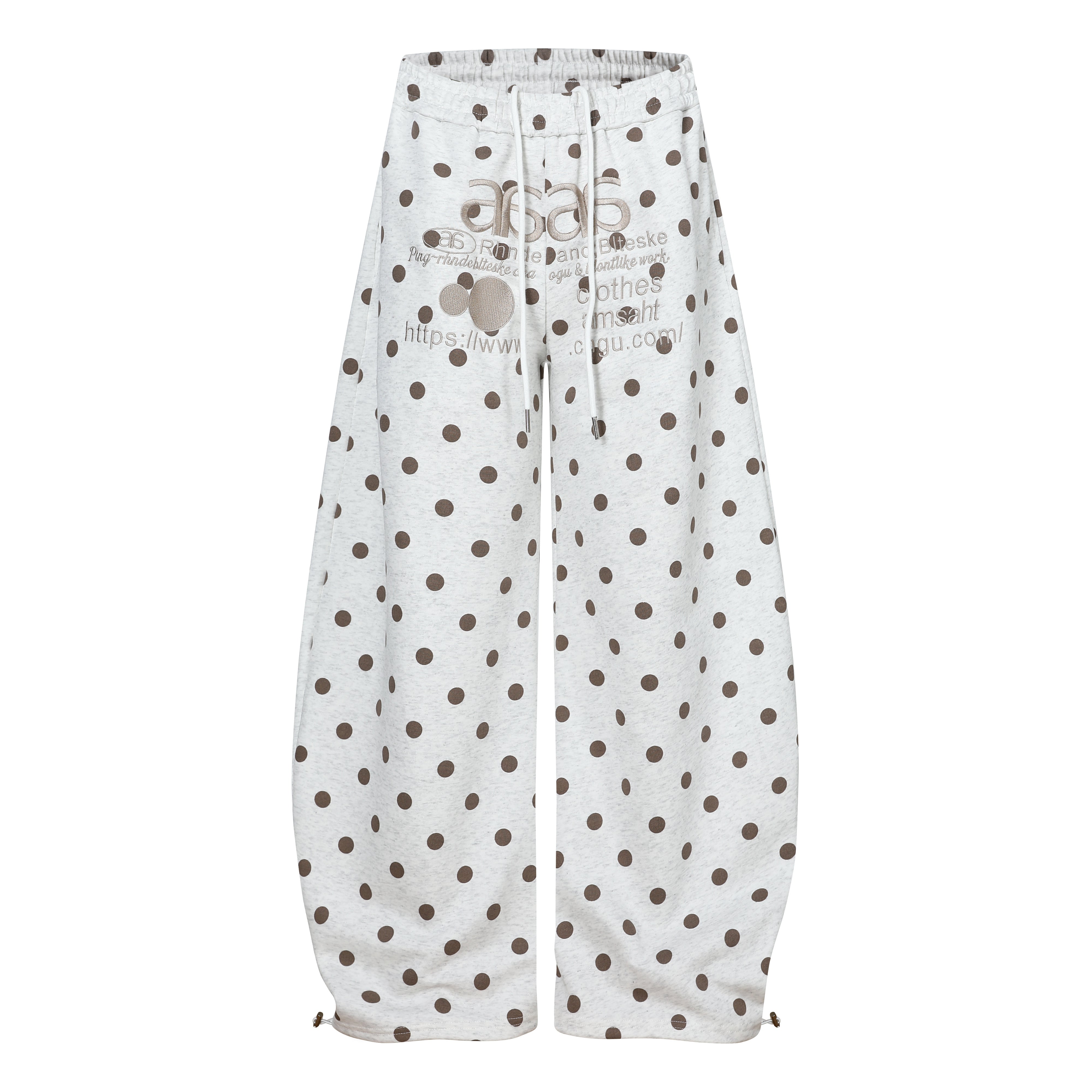 CapCabin Star Print Wide-Leg Pants