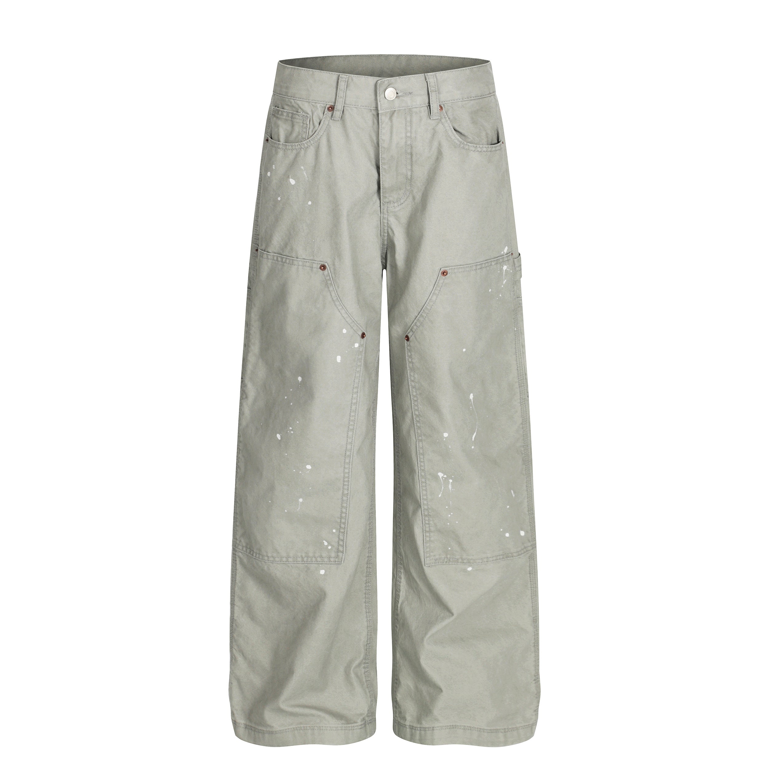CapCabin Paint-Splatter Utility Work Pants