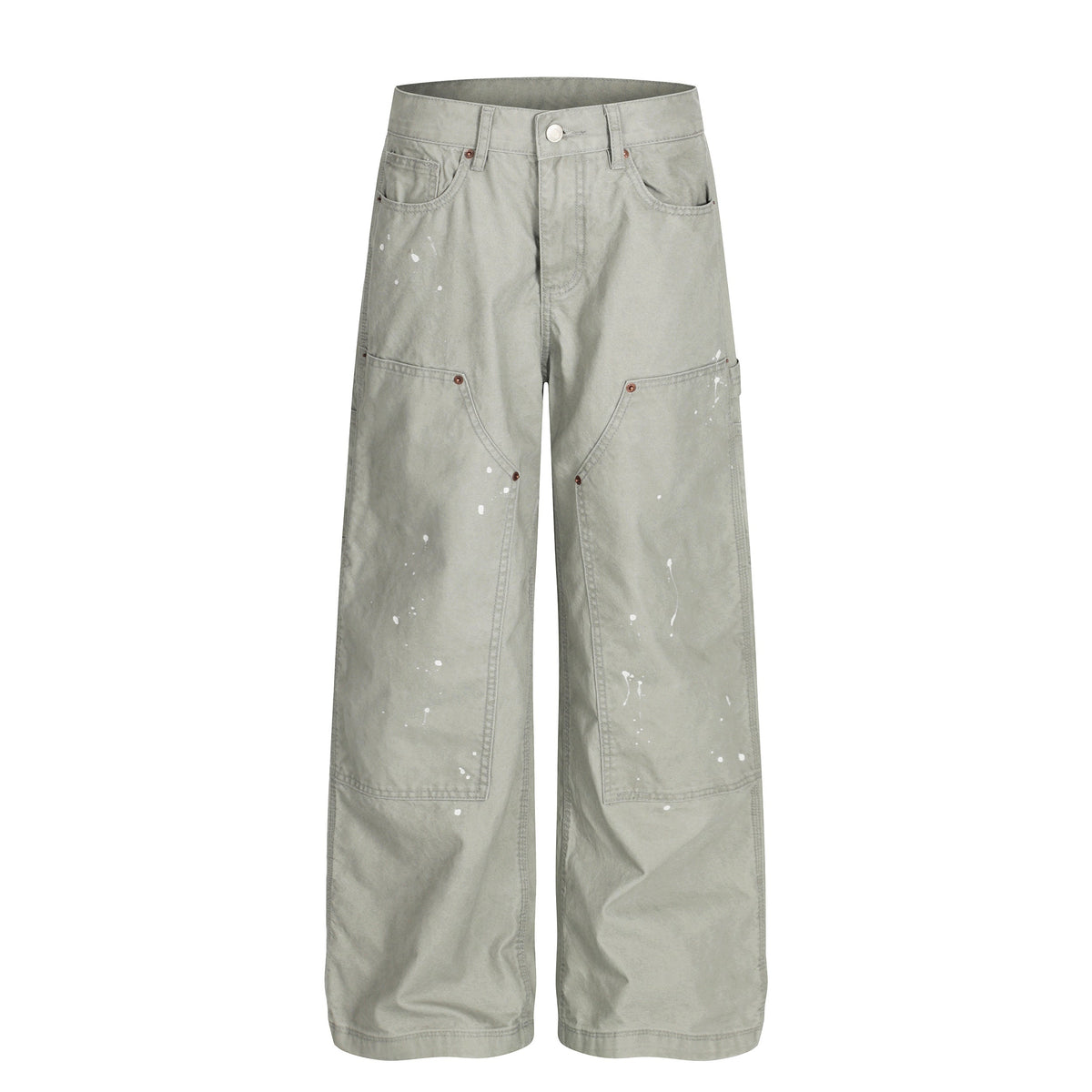 CapCabin Paint-Splatter Utility Work Pants
