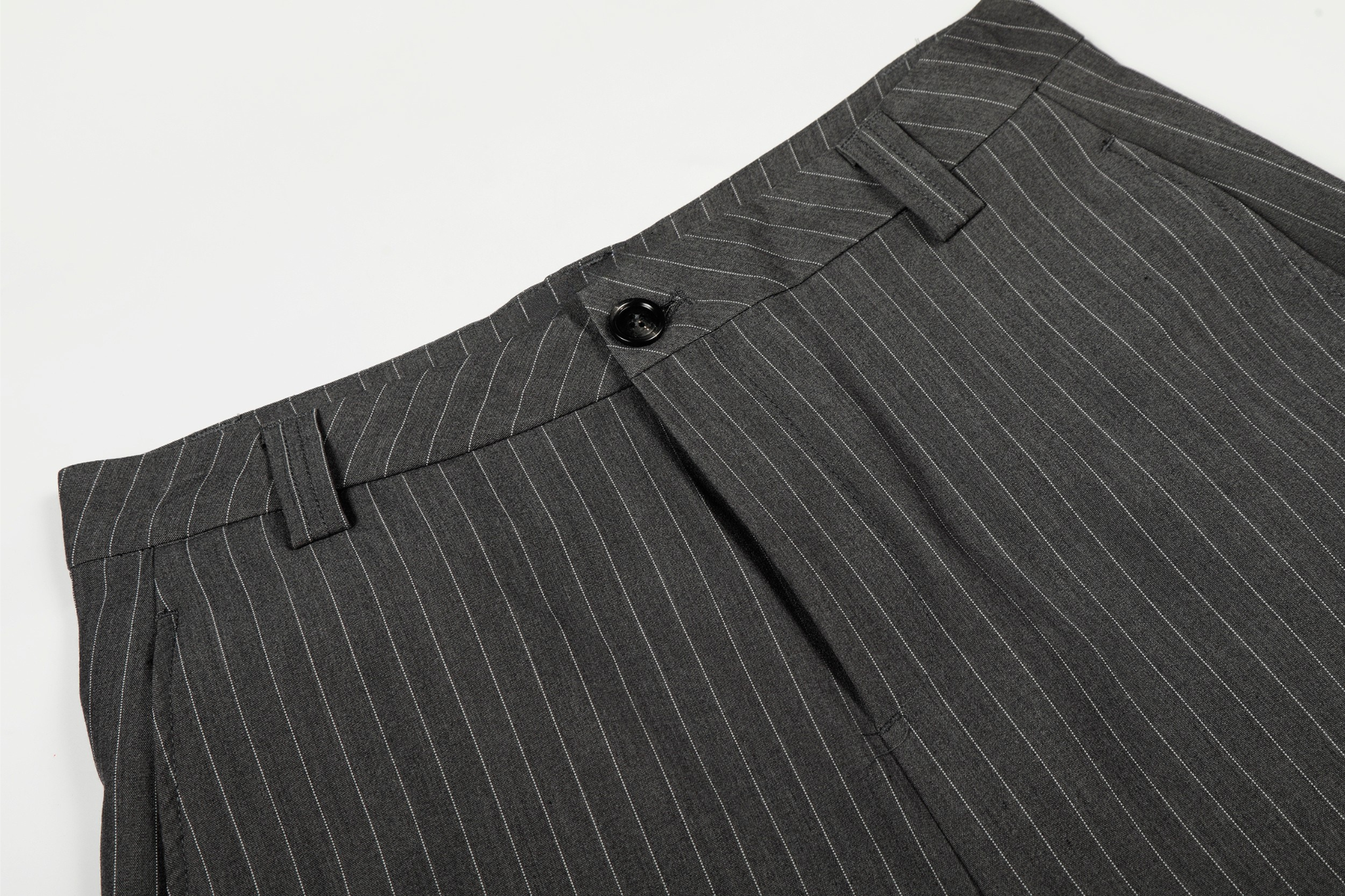 CapCabin Pinstripe Wide-Leg Trousers
