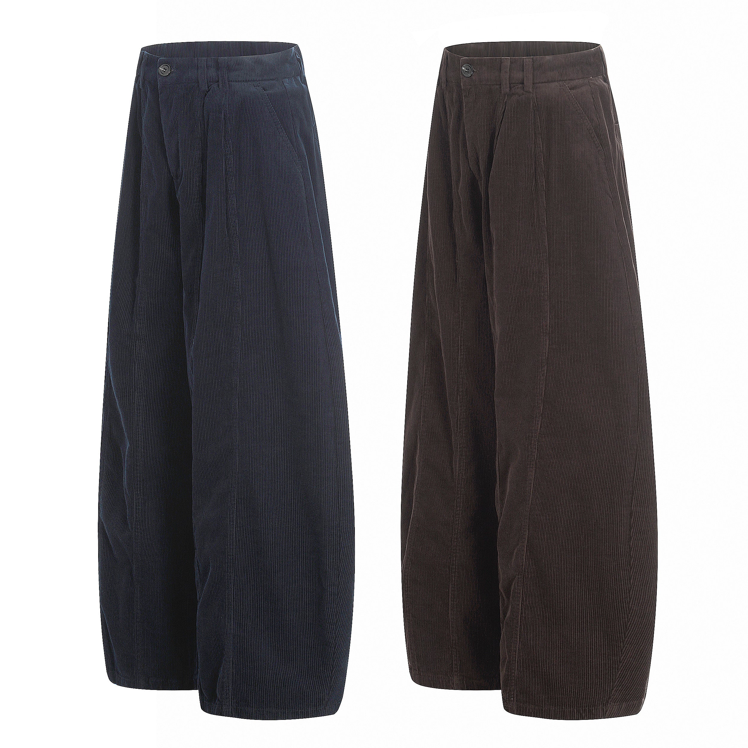 CapCabin Wide-Leg Corduroy Pants