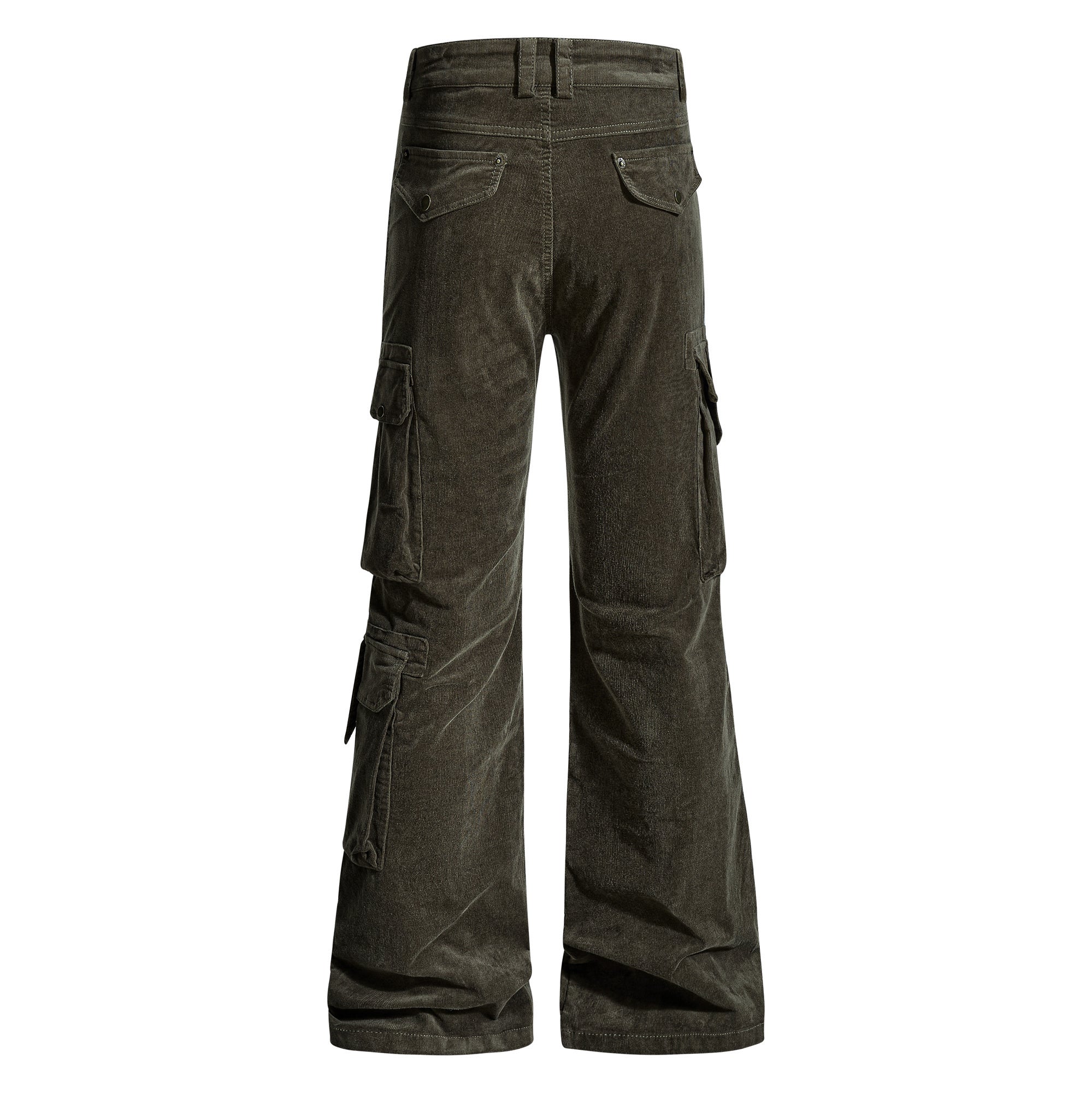 CapCabin Washed Utility Flared Pants