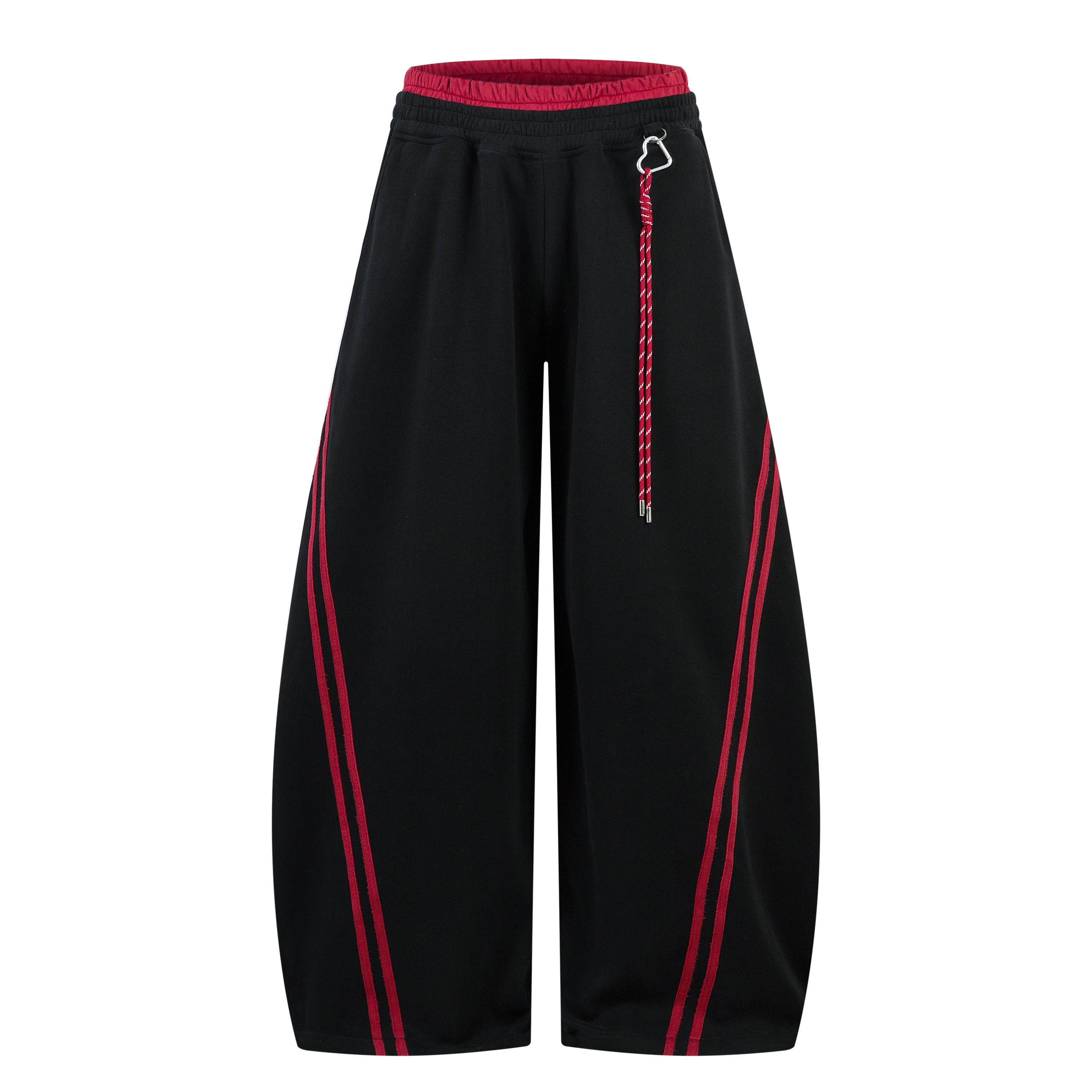 CapCabin Double Stripe Barrel Sweatpants