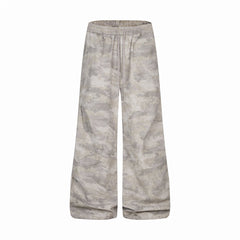 CapCabin Washed Camo Wide-Leg Pants