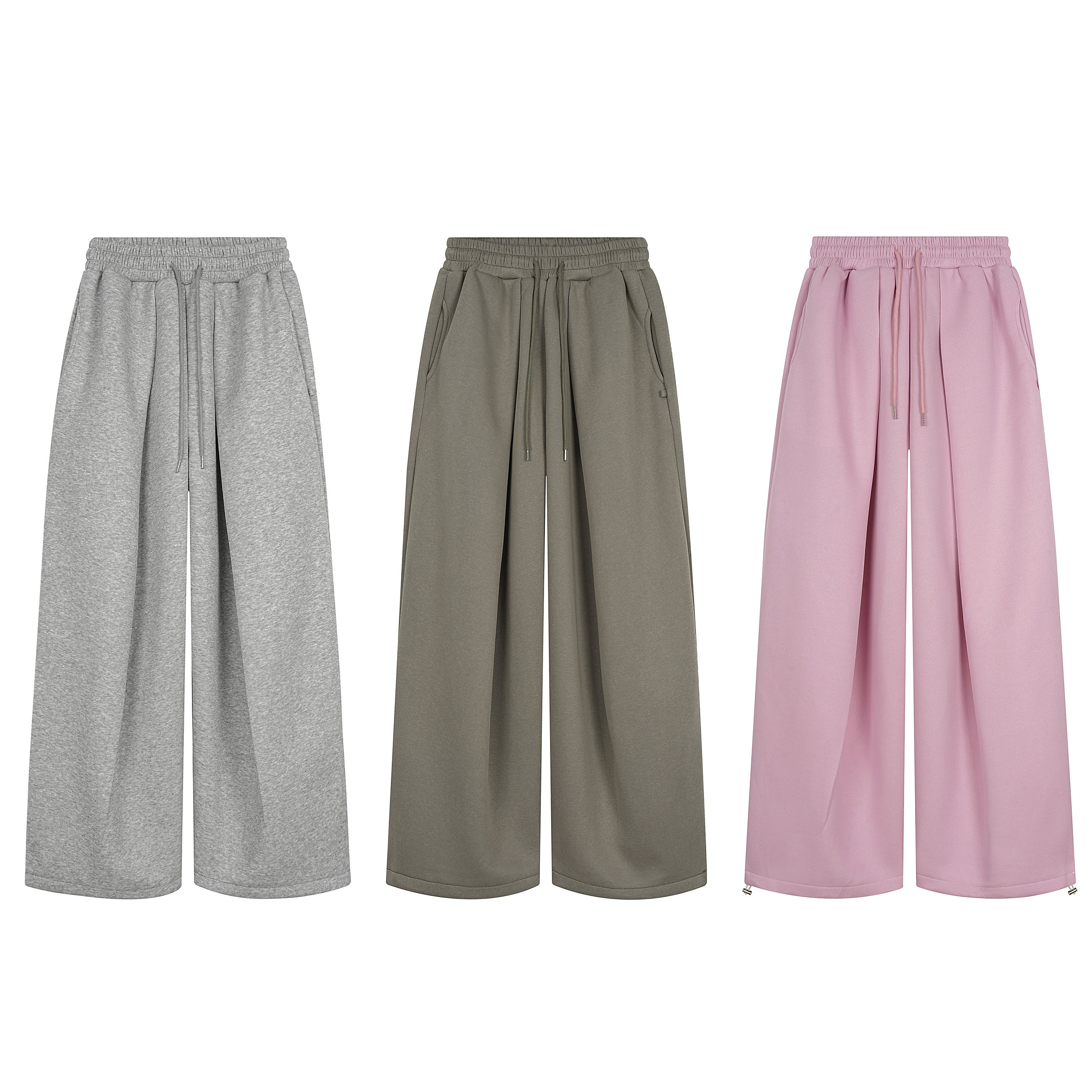 CapCabin Essential Wide-Leg Sweatpants