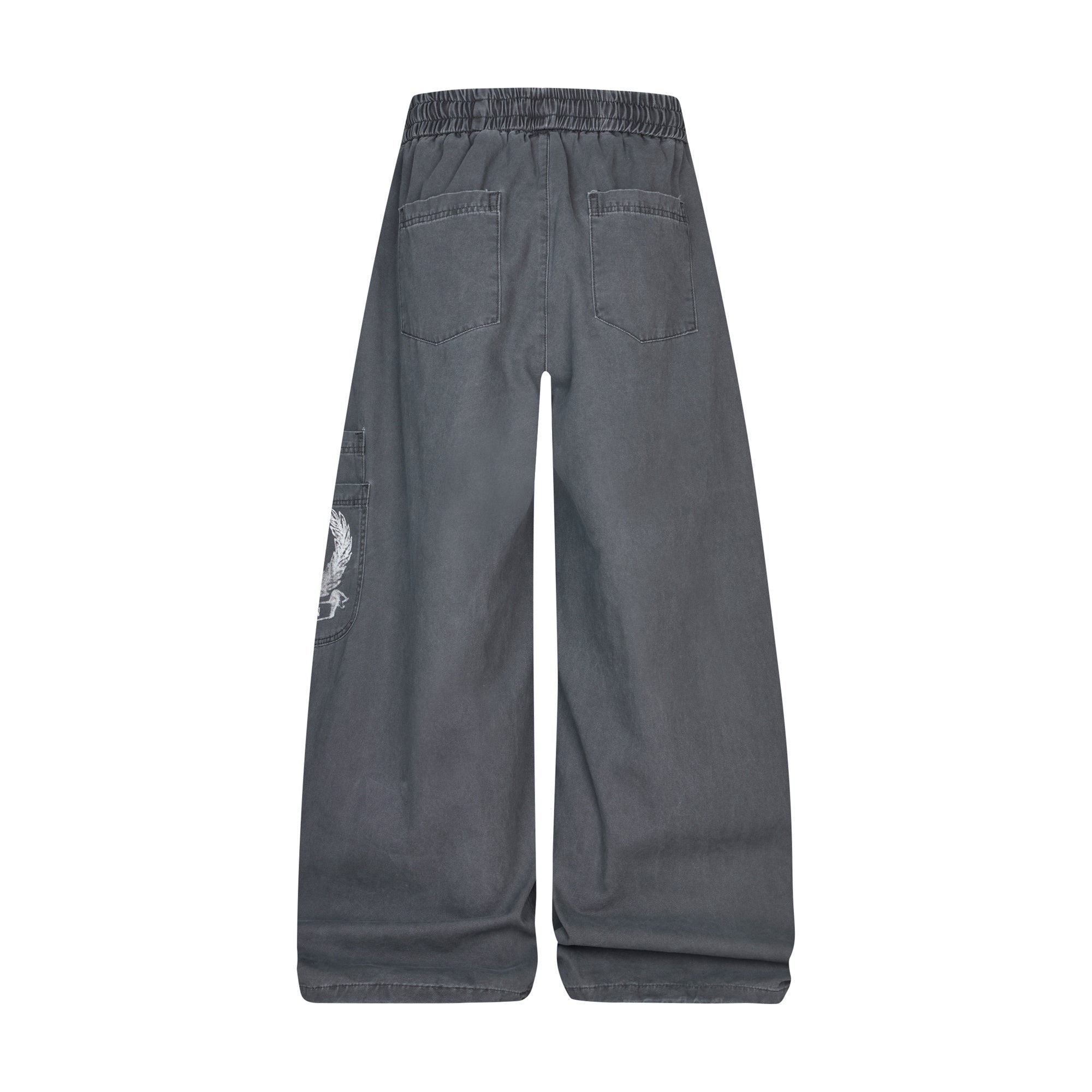 CapCabin ROD Graphic Wide-Leg Pants